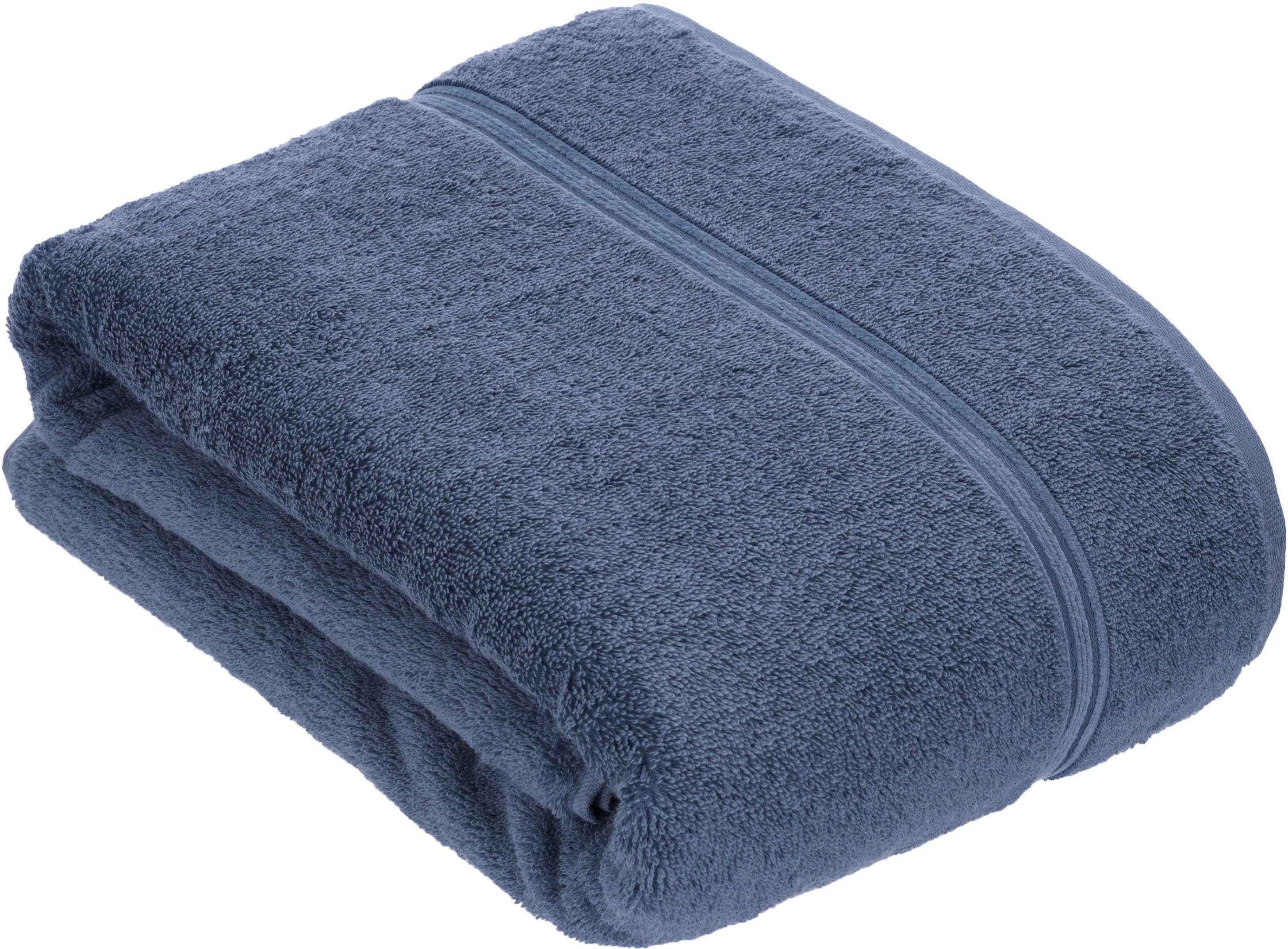 Vossen Badlaken Belief (1 stuk) handdoeken maat 67 cm x 140 cm blauw