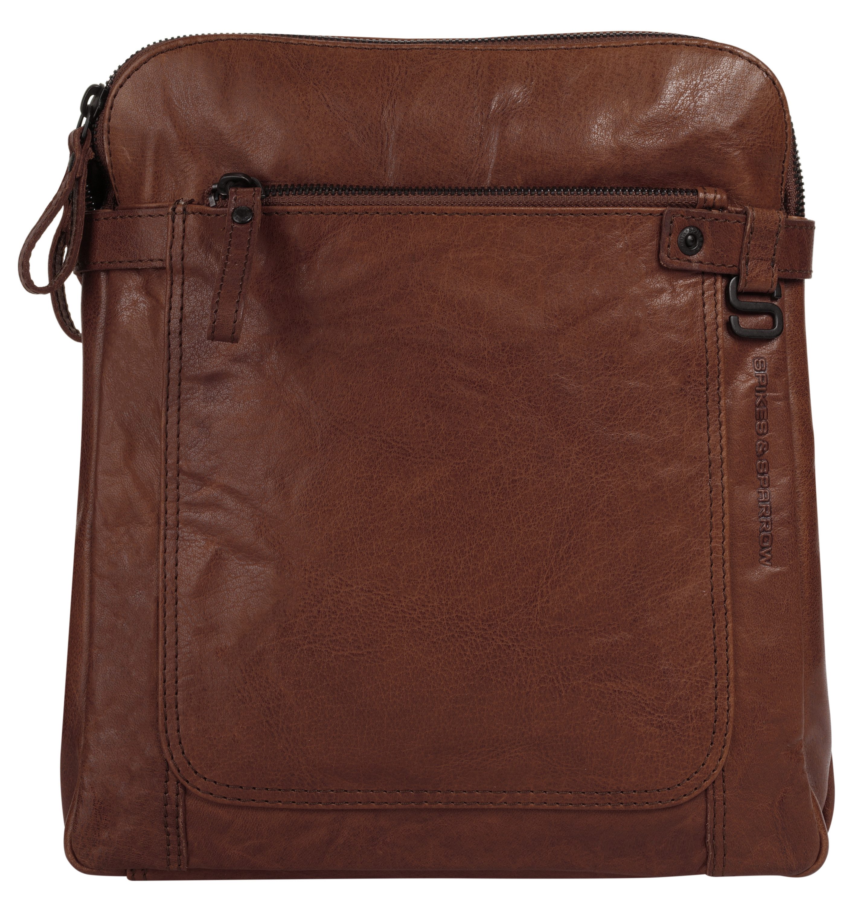 Spikes & Sparrow Rugzak echt leder dames rugzakken maat Onesize bruin