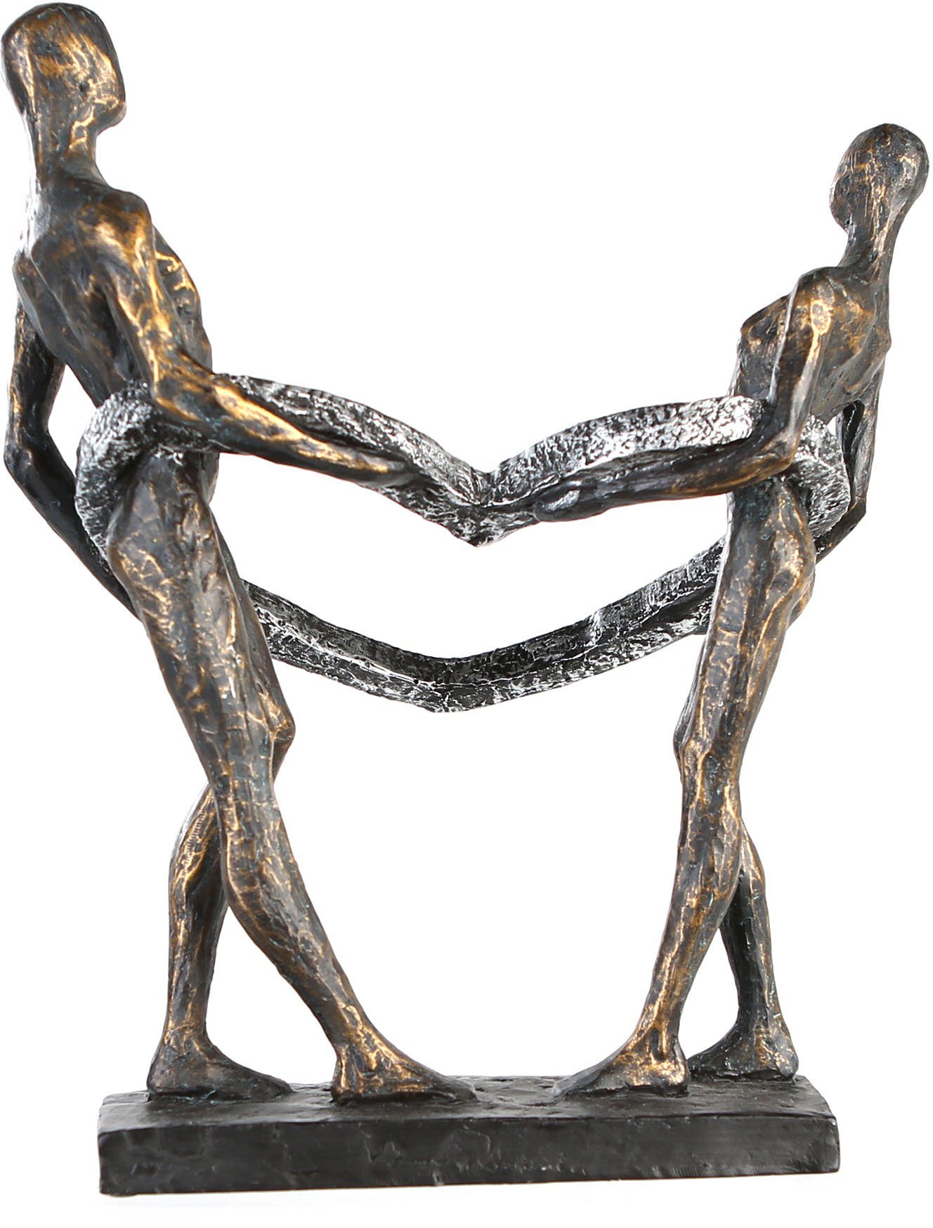 Casablanca by Gilde Decoratief figuur Sculptuur Connected Decoratief object, hoogte 31 cm, met teksthanger, woonkamer (1 stuk)