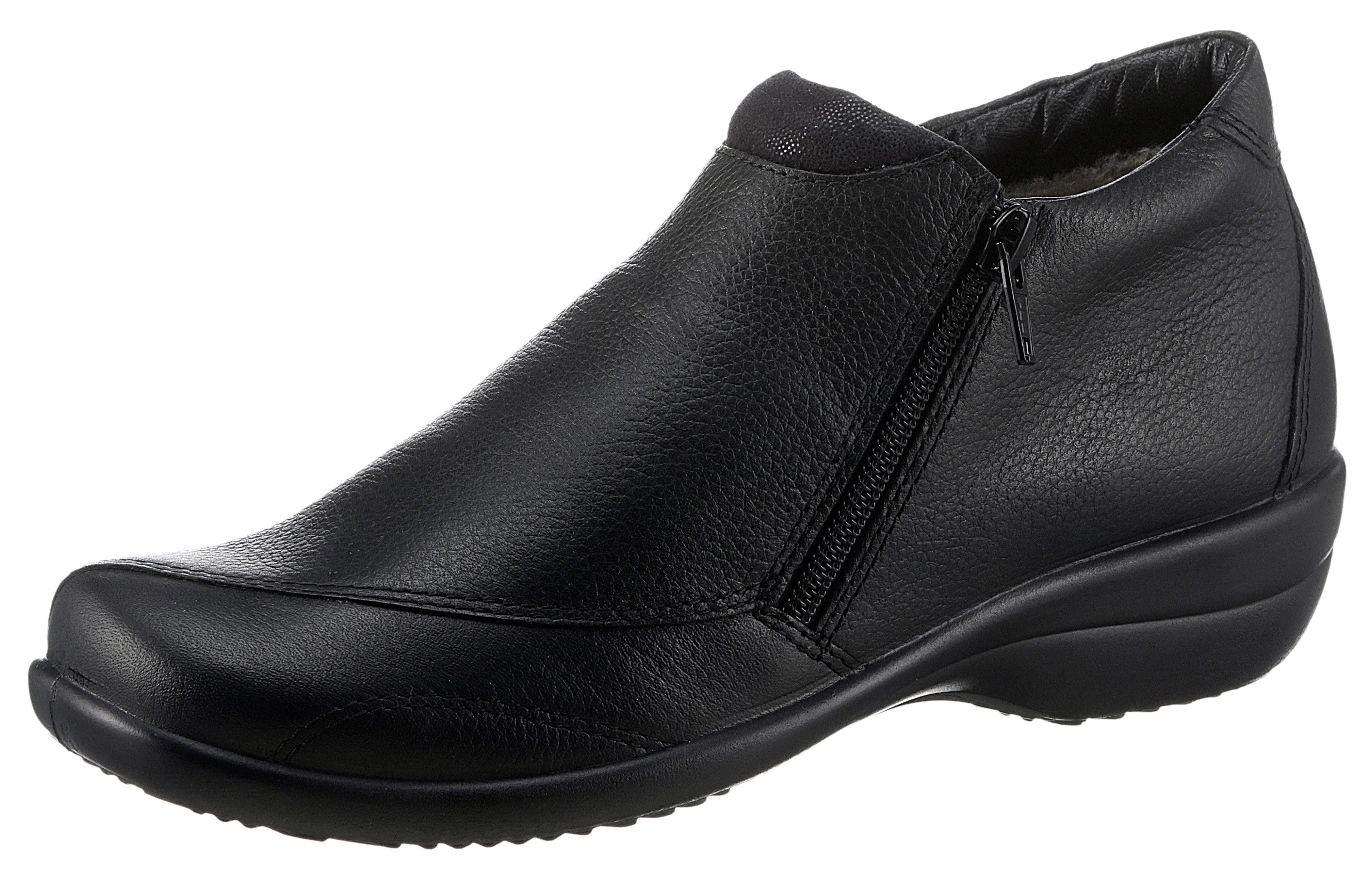 Jomos Winterlaarsjes DONNA , comfort schoen, comfortabele schoen, enkellaars in extra brede vorm dames winterlaarsjes maat 37 zwart