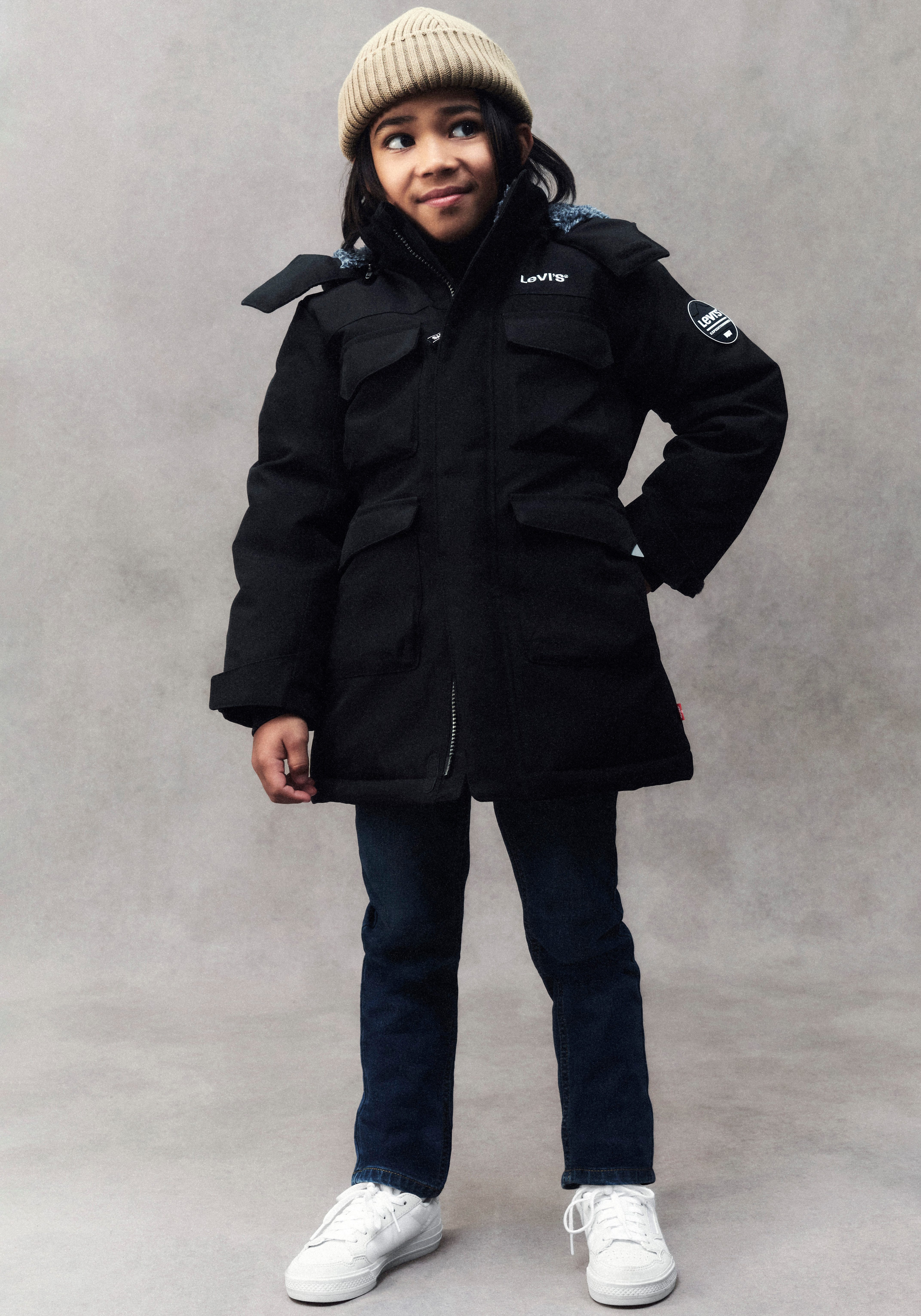 Levi's Kidswear Parka met reflecterende details