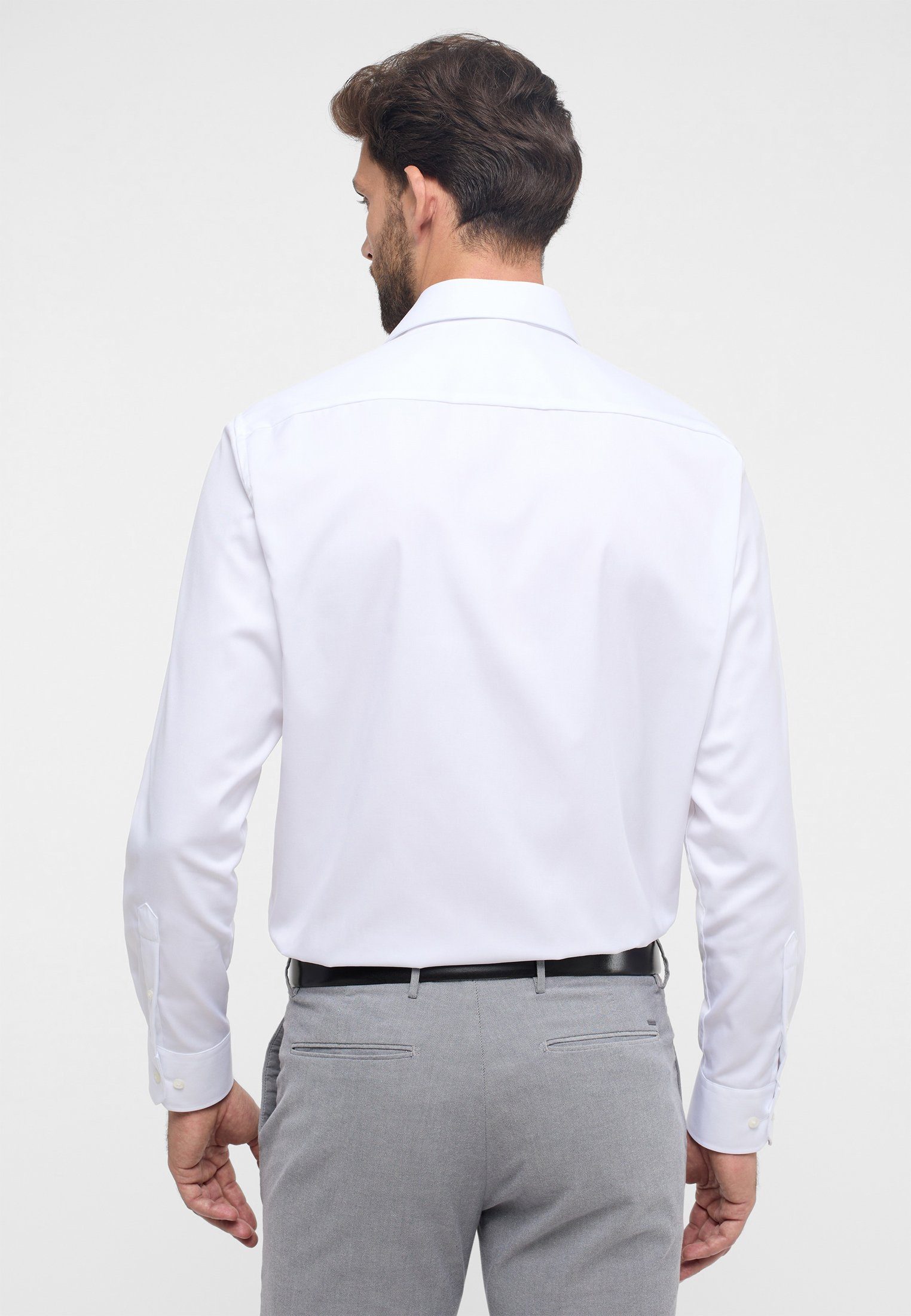 Eterna Overhemd met lange mouwen Comfort fit NON IRON (strijkvrij)