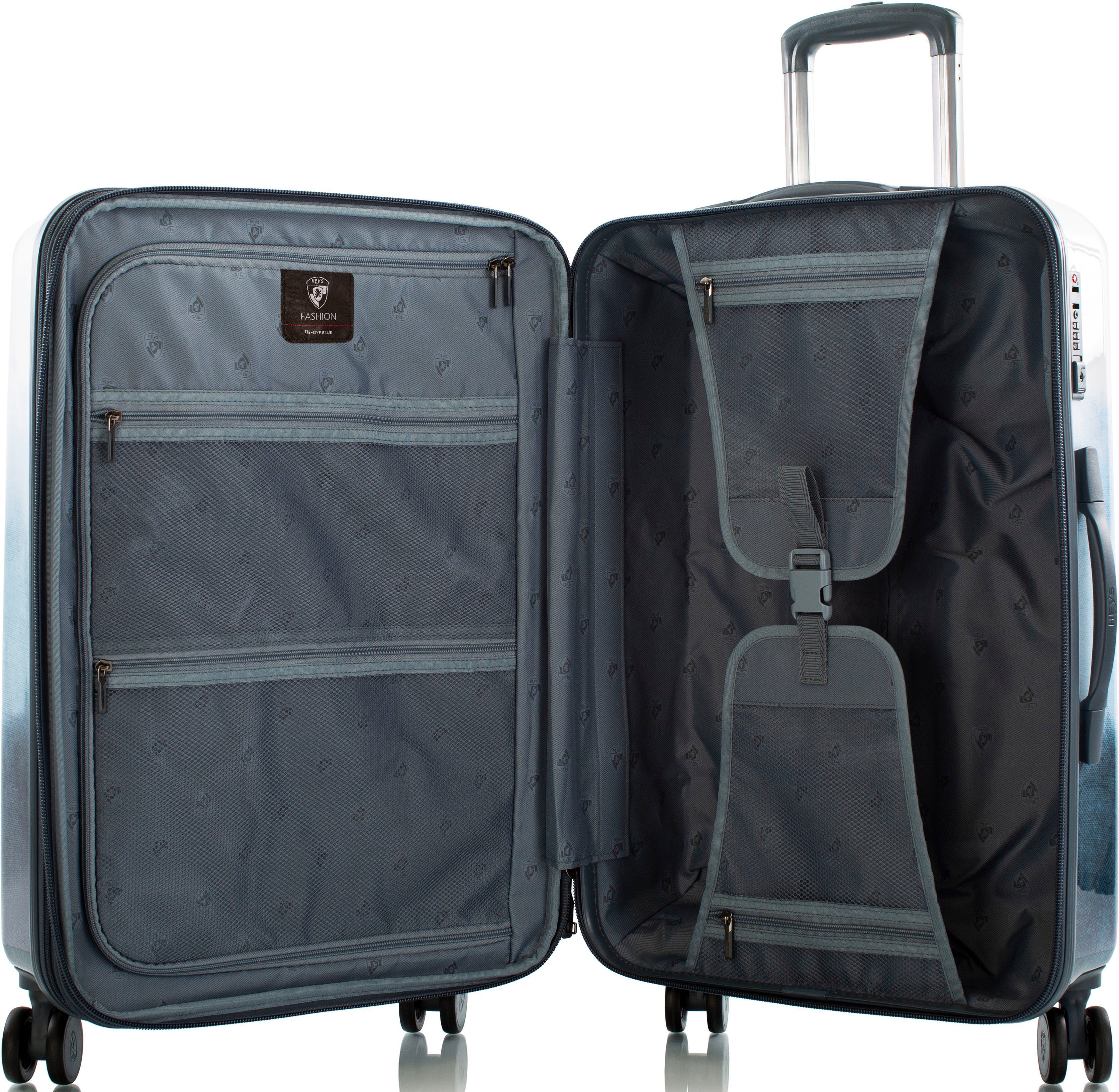 Heys Hardshell-trolley Tie-Dye blauW, 66 cm Heys x Joachim Llambi harde koffer volumevergroting