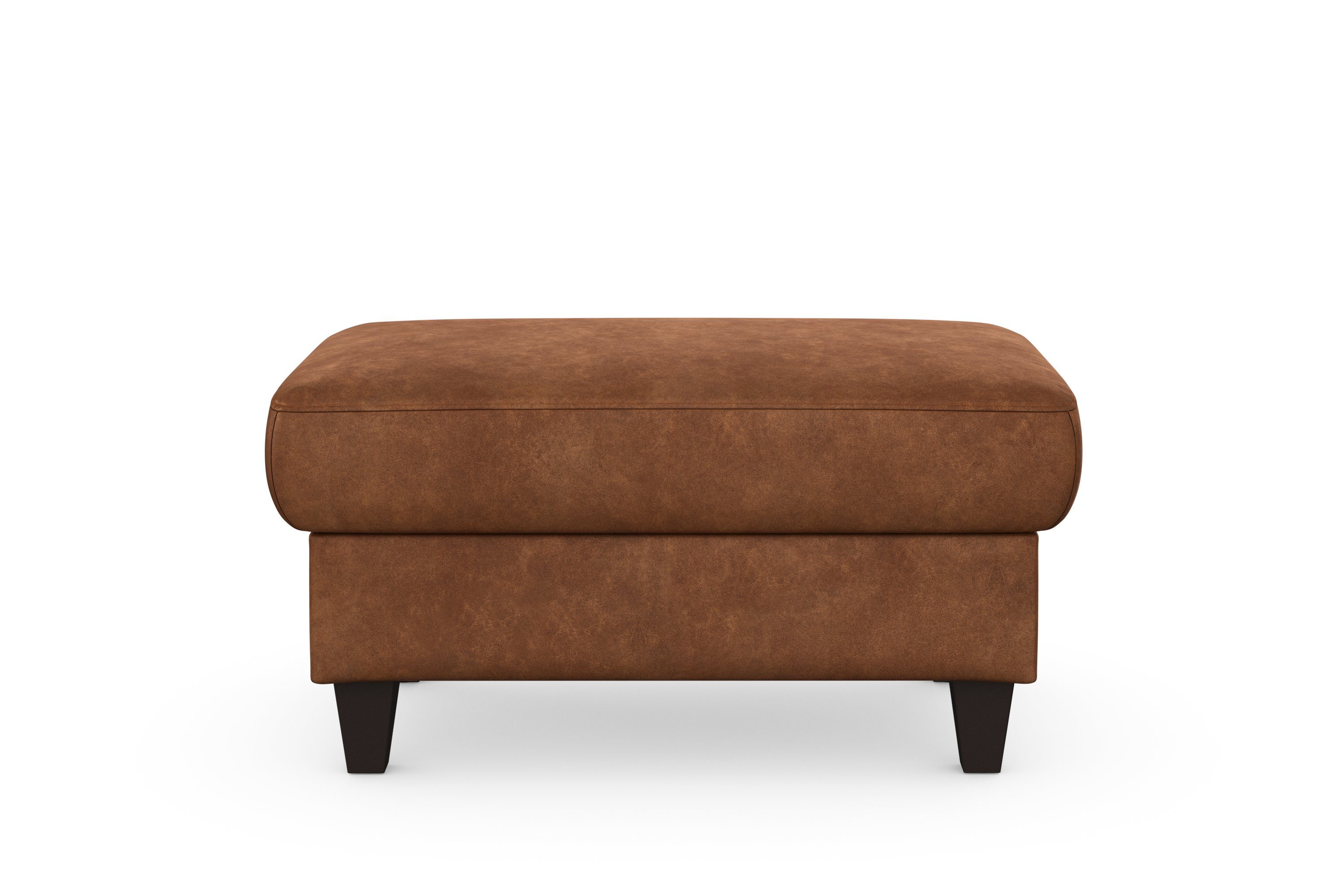 sit&more Hocker met bergruimte Farö met bergruimte en binnenvering en wengékleurige poten