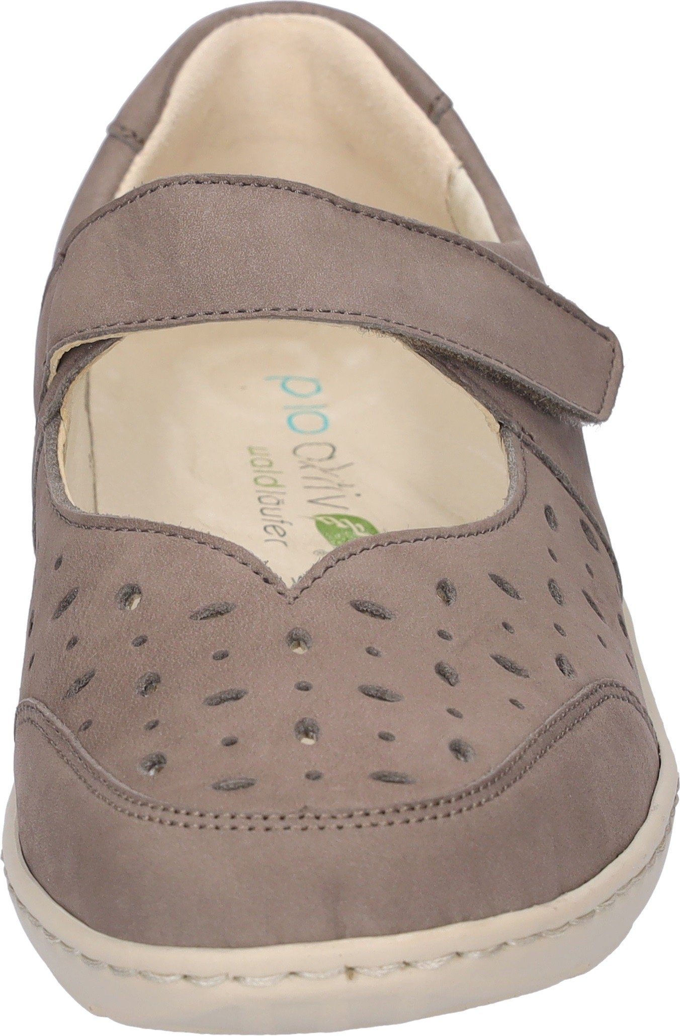 Waldläufer Ballerina's Henni Klittenbandschoen, comfortschoen met perforatie, H-breedte