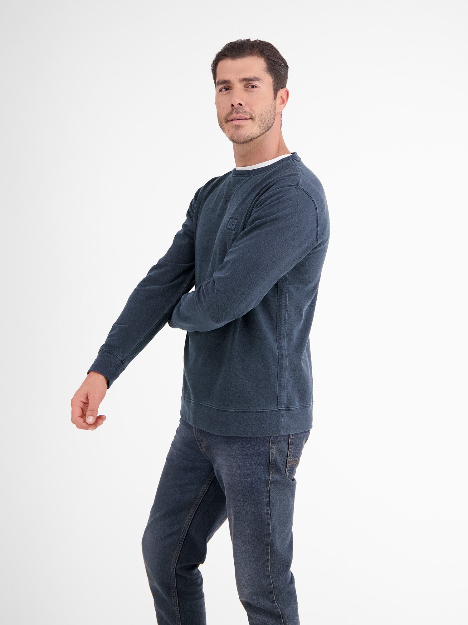 Lerros Sweatshirt LERROS urbane sweatshirtstijl, zachte handgevoel