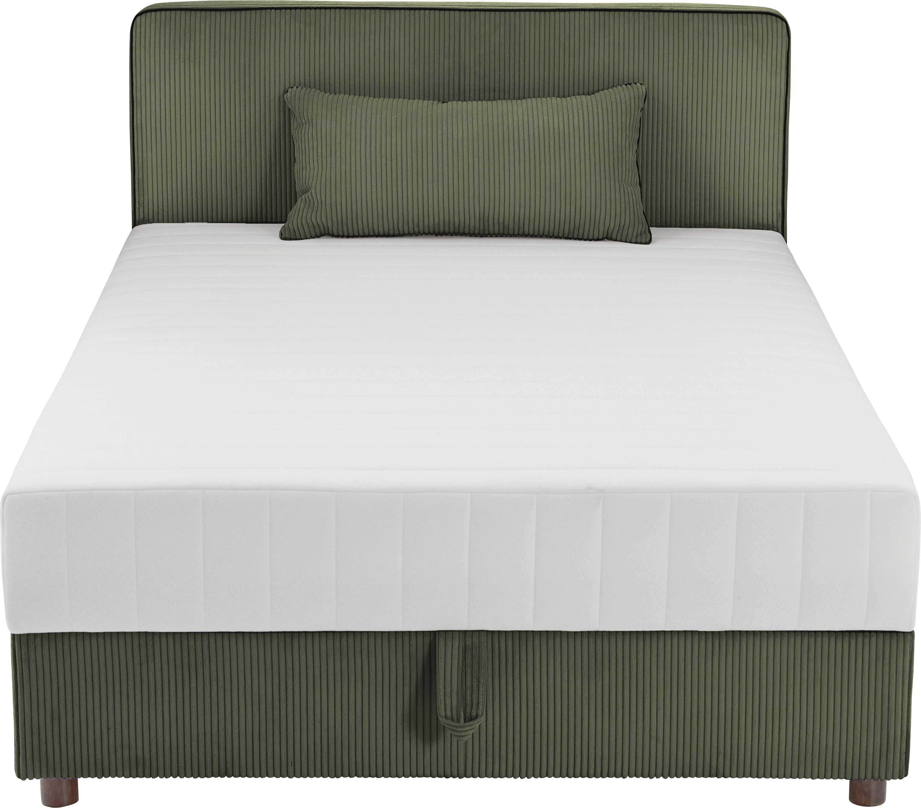 ATLANTIC home collection Bed Corinna Boxspring bed incl. opbergruimte, ribfluweel, verkrijgbaar in verschillende breedtes