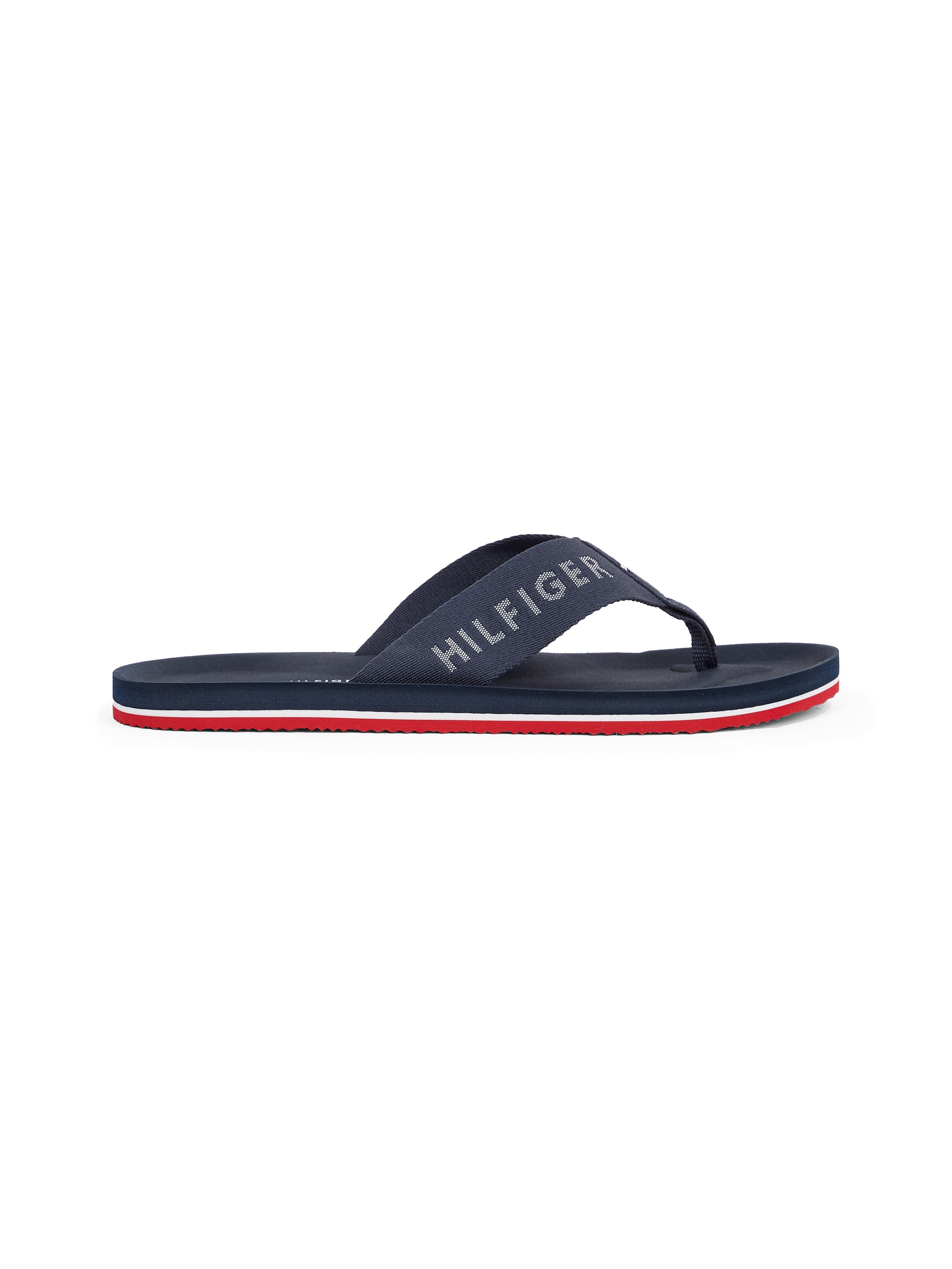 Tommy Hilfiger Teenslippers COMFORT HILFIGER BEACH SANDAL dianette, badslipper, instapschoen met logo-inscriptie