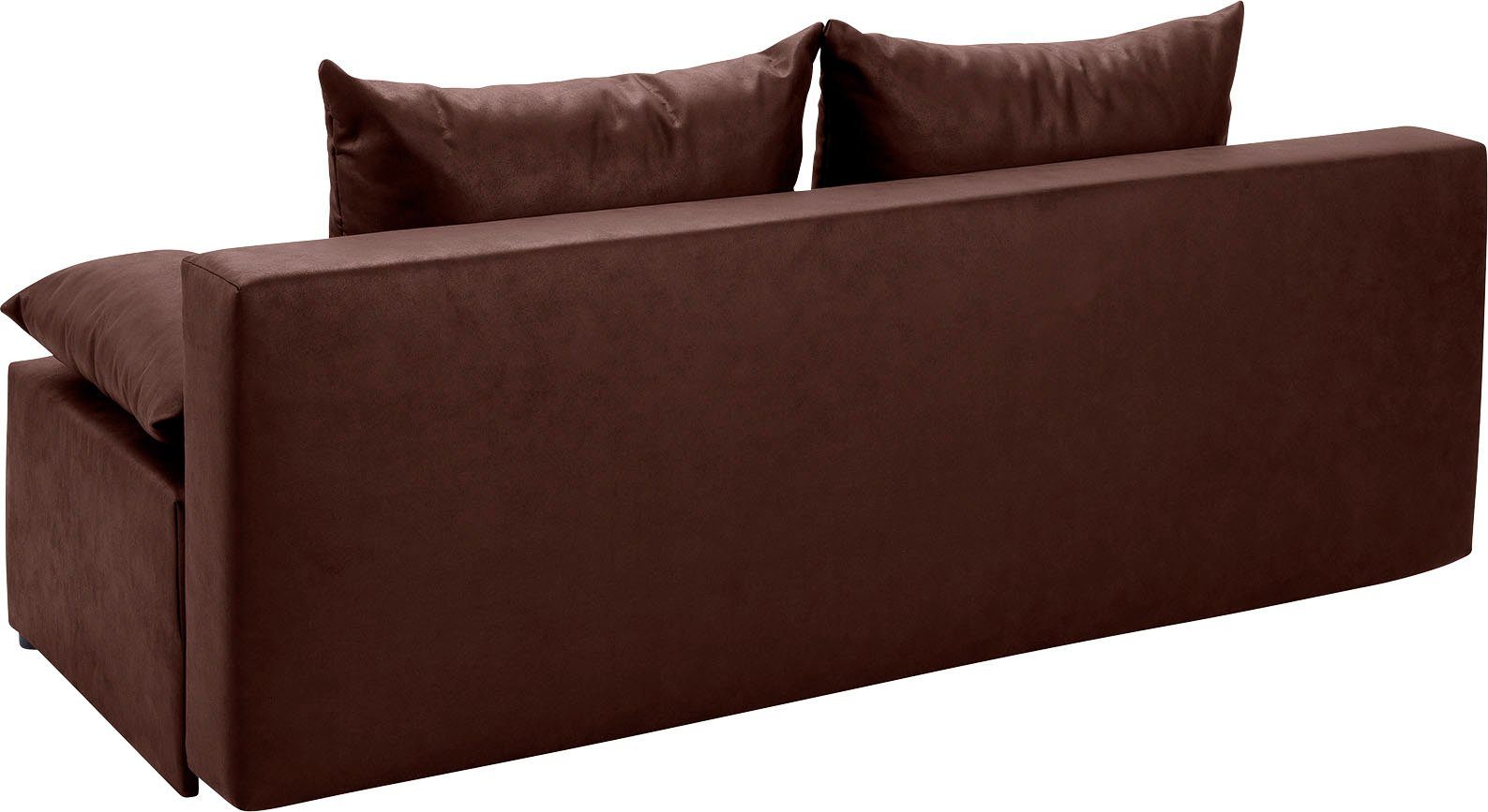 exxpo - sofa fashion Slaapbank Exxpo Tabou Slaapfunctie,bedkist, naar keuze met liftbedfunctie en binnenvering