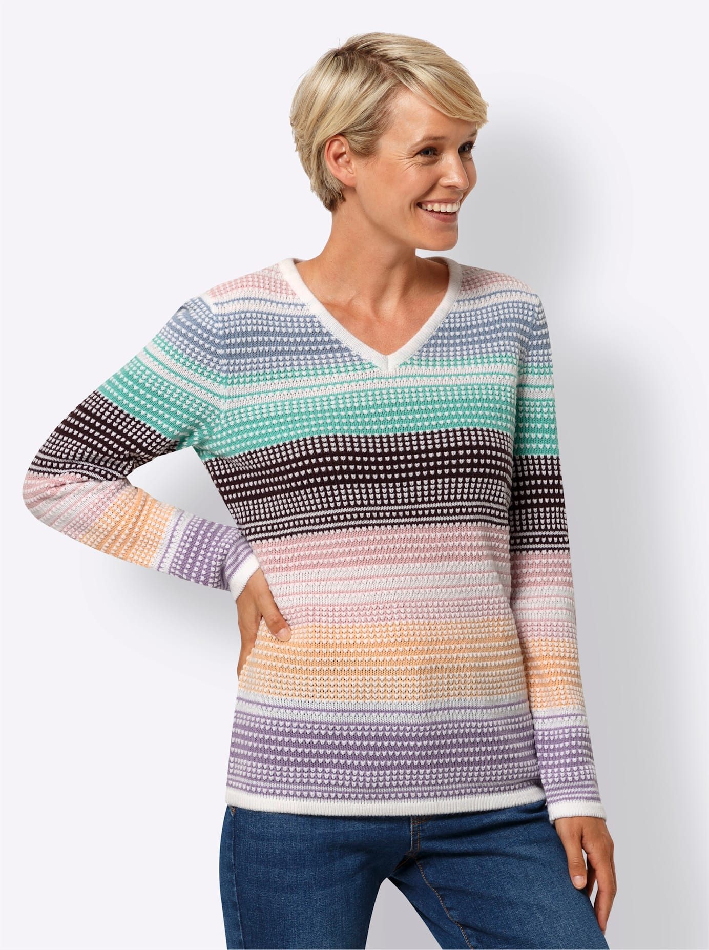 Classic Basics Gebreide Trui met lange mouwen