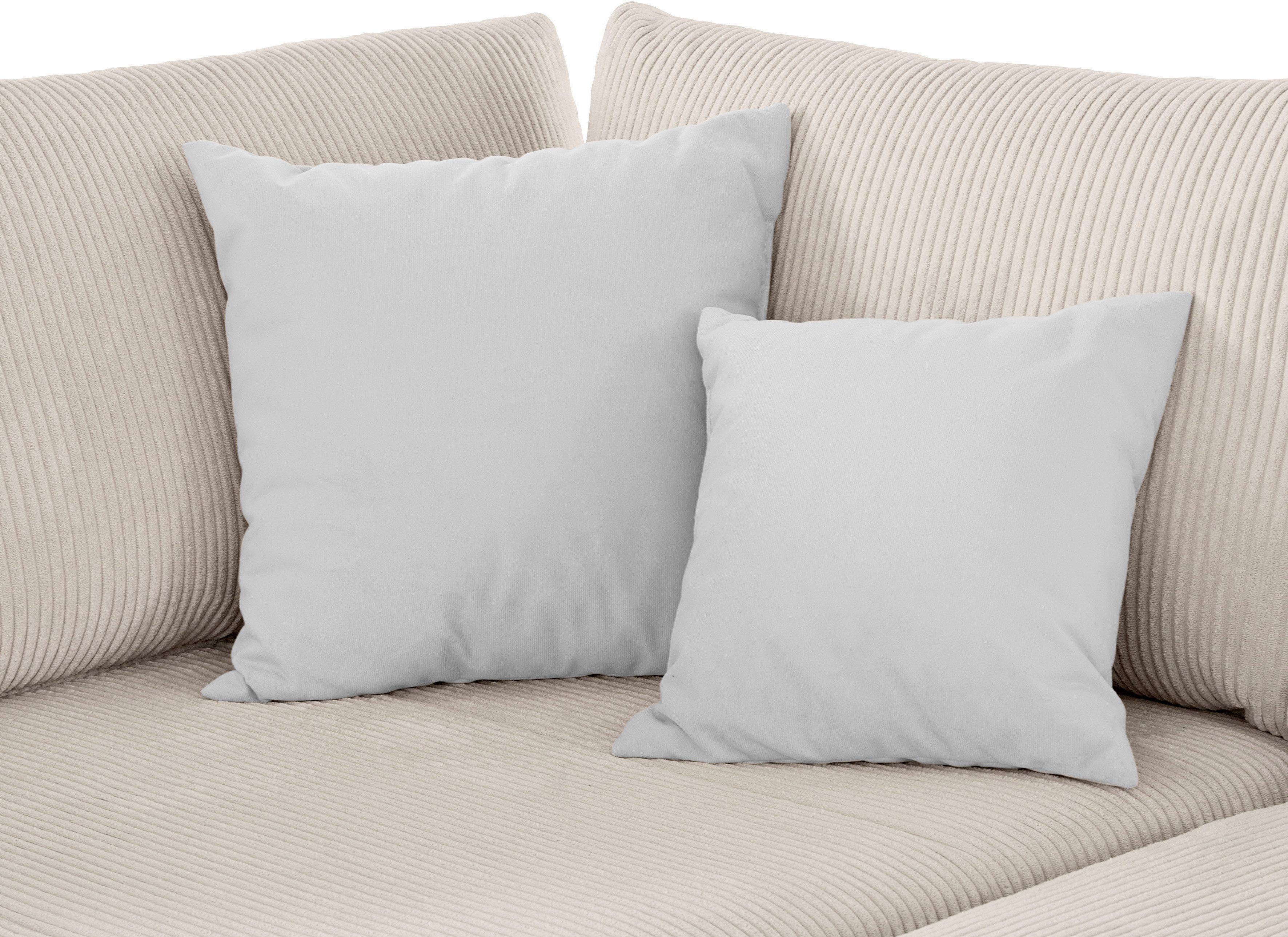 INOSIGN Hoekbank Boxspringbed Night & Day L-vorm met permanente slaapfunctie met armleuning