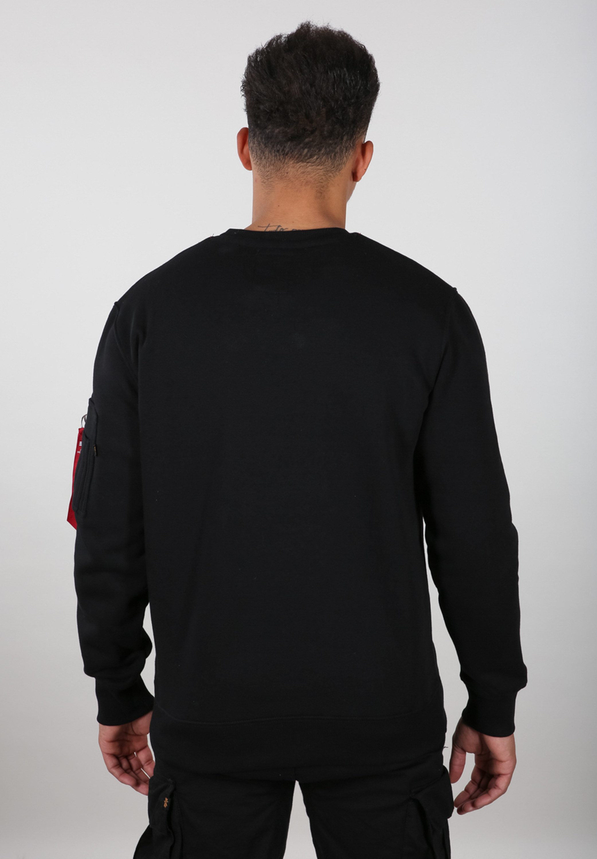 Alpha Industries Sweater Men Sweatshirts Hot Wheels Flag Sweater