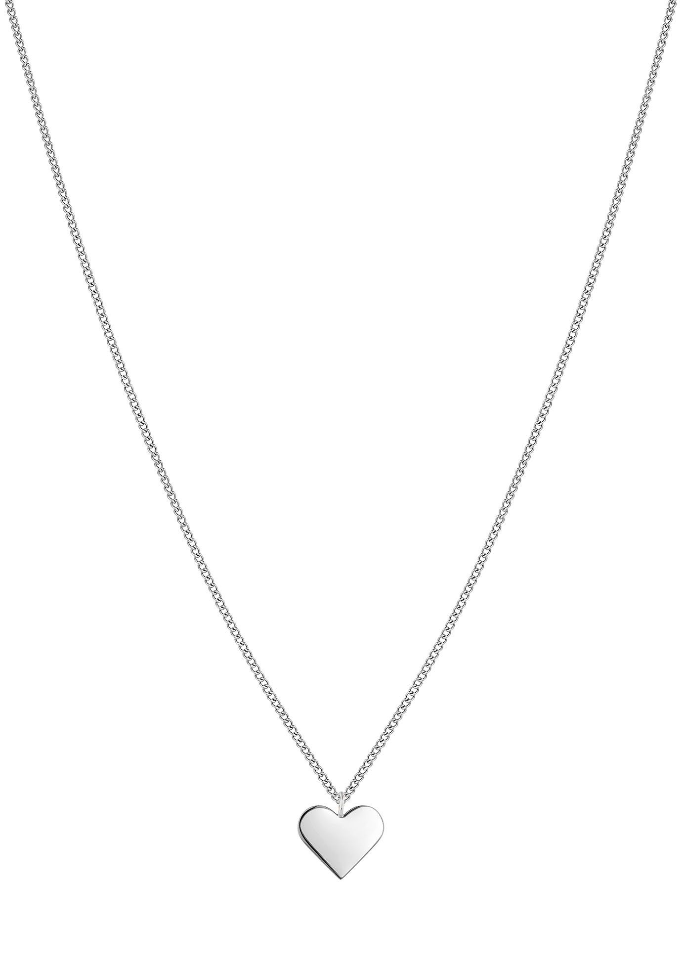 tamaris ketting met hanger hart, tj-0025-n-45, tj-0026-n-45 zilver