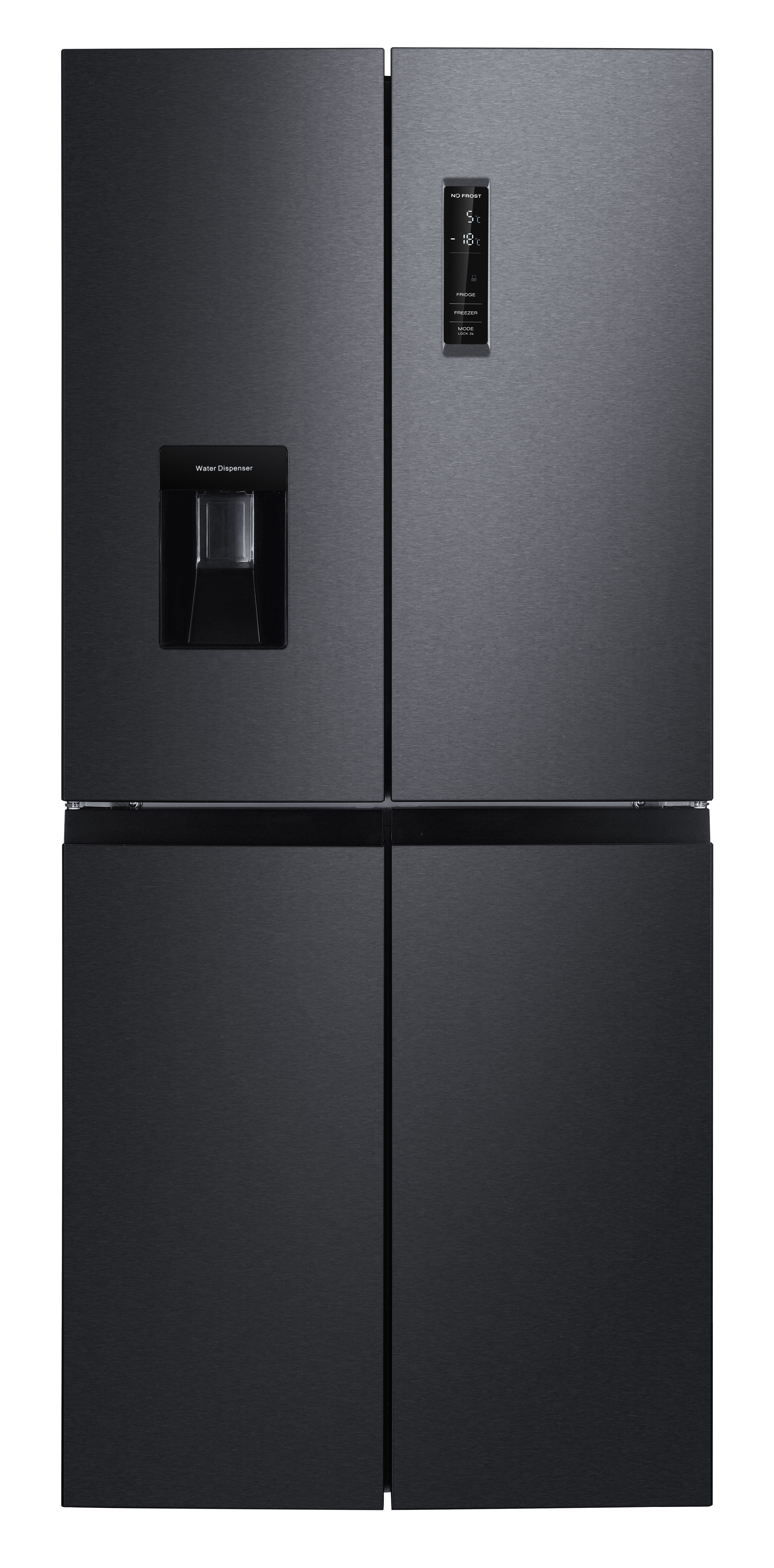 Hanseatic MultiDoor HCDC18080CWDI NoFrost, waterdispenser, display