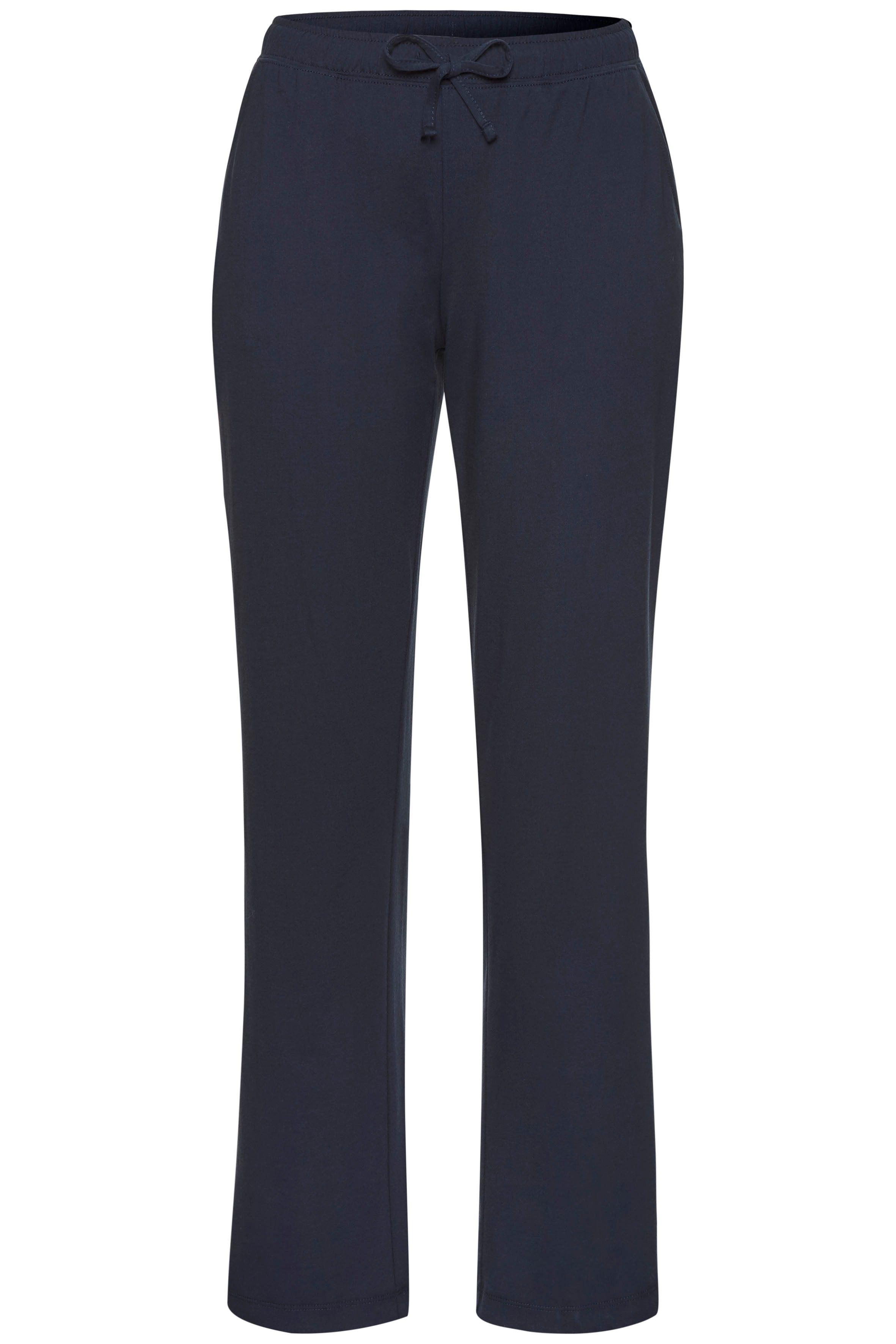 s.Oliver RED LABEL Beachwear Pyjama met garengeverfde strepen in het bovenstuk (2-delig)