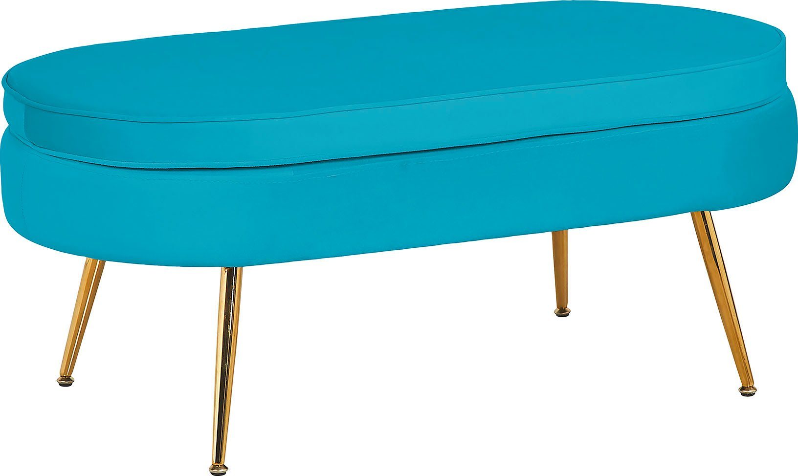 SalesFever Hocker Clam ovaal, breedte 99 cm