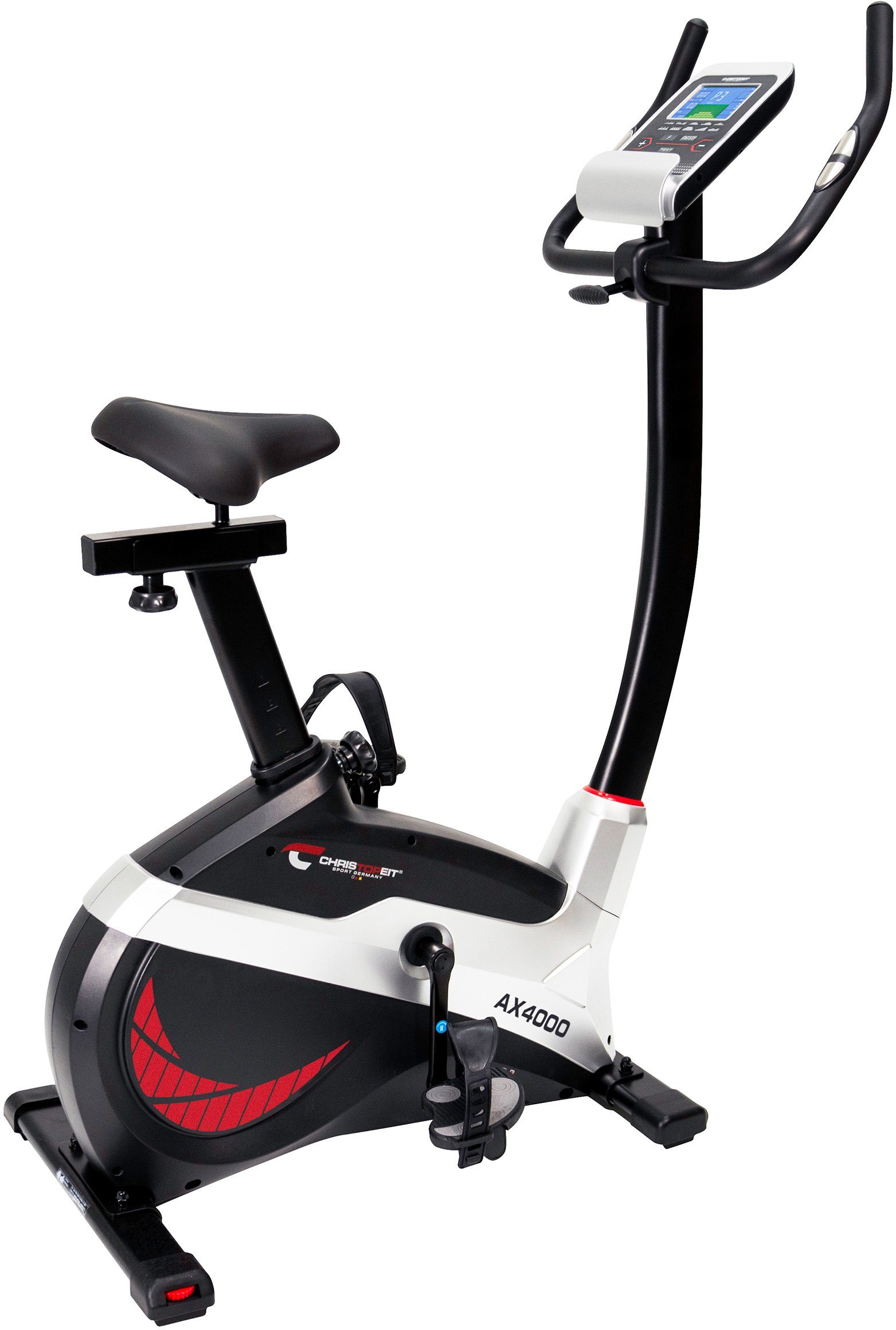 Otto Christopeit Sport Ergometer AX 4000 Swinggewicht ca. 8 kg. 24 weerstandsniveaus aanbieding