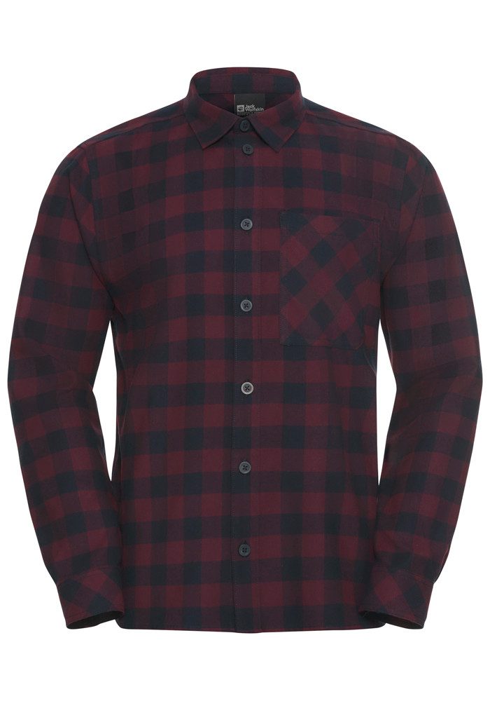 Jack Wolfskin Flanellen overhemd LITE FLANNEL SHIRT M