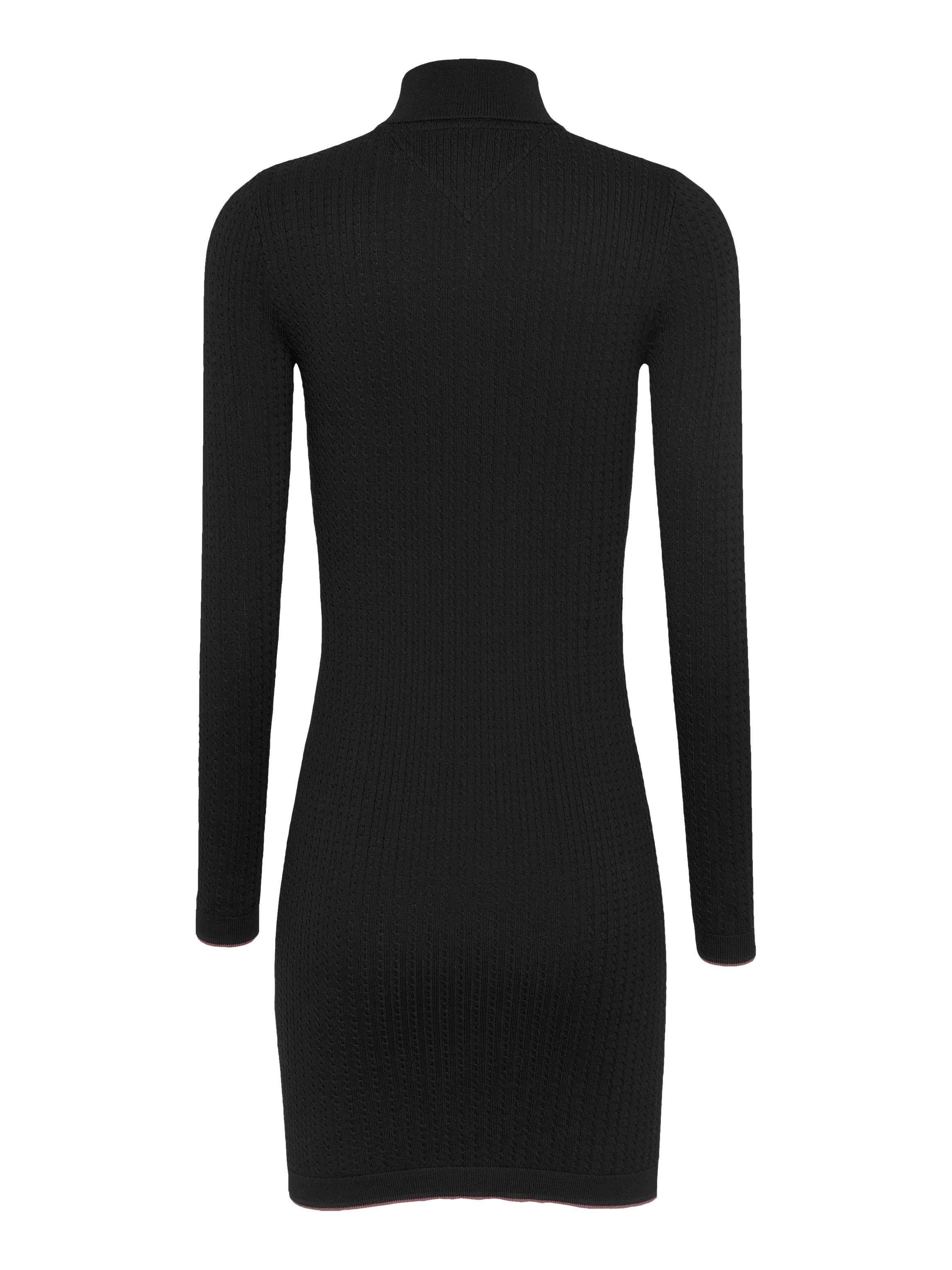 TOMMY JEANS Gebreide jurk TJW 1 4 ZIP SWEATER CABLE DRESS