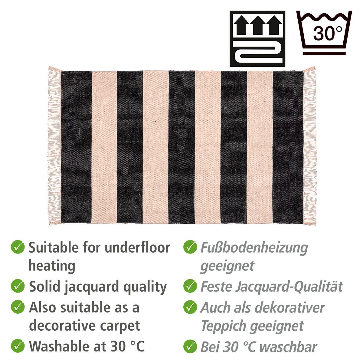 WENKO Badmat Kasi BxL: 50 x 80 cm (1 stuk)