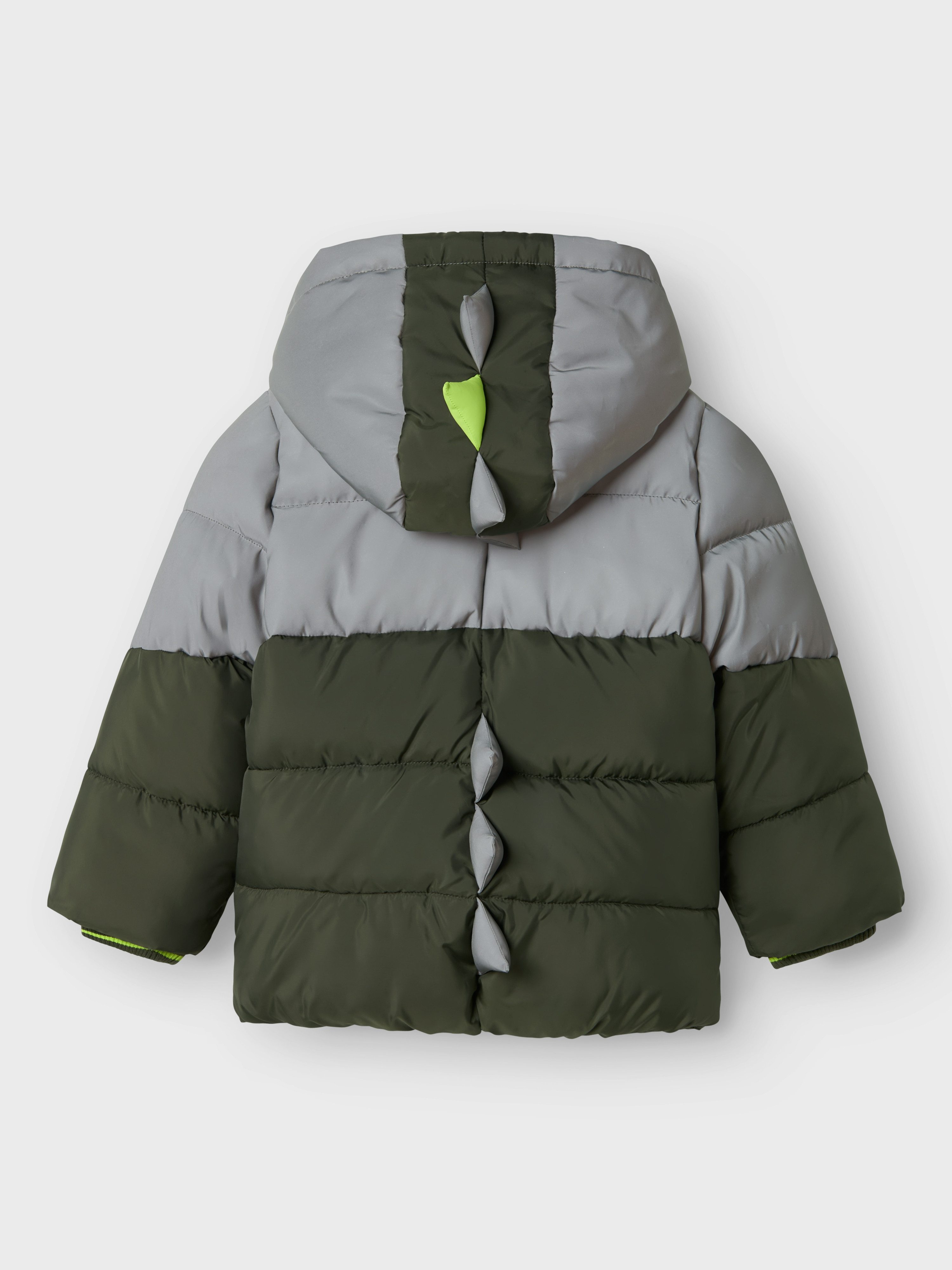 Name It Gewatteerde jas NMMMORTEN PUFFER JACKET DINO DETAIL1