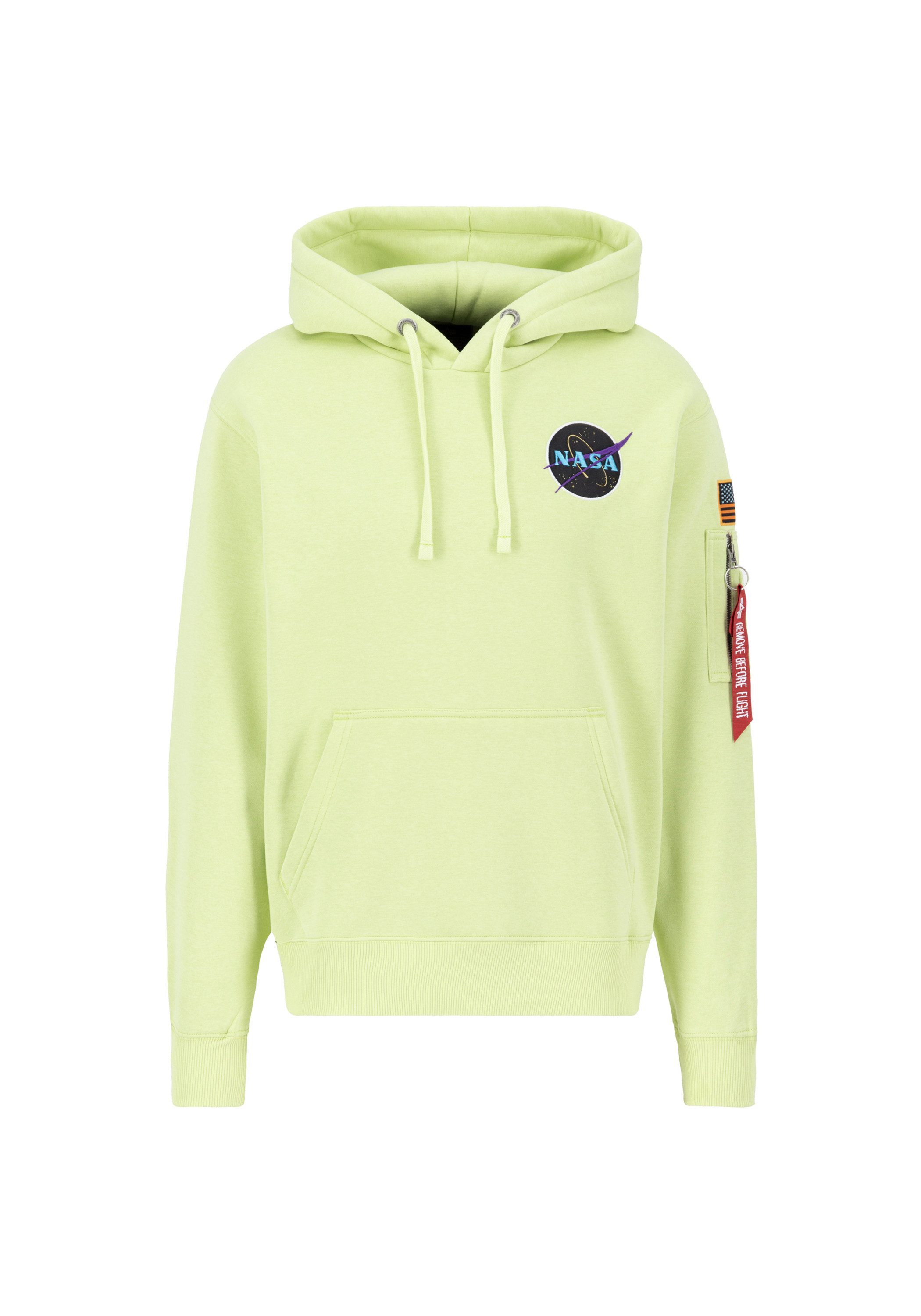 Alpha Industries Hoodie Alpha Industries Men - Hoodies Space Shuttle Hoodie heren sweaters maat XL groen