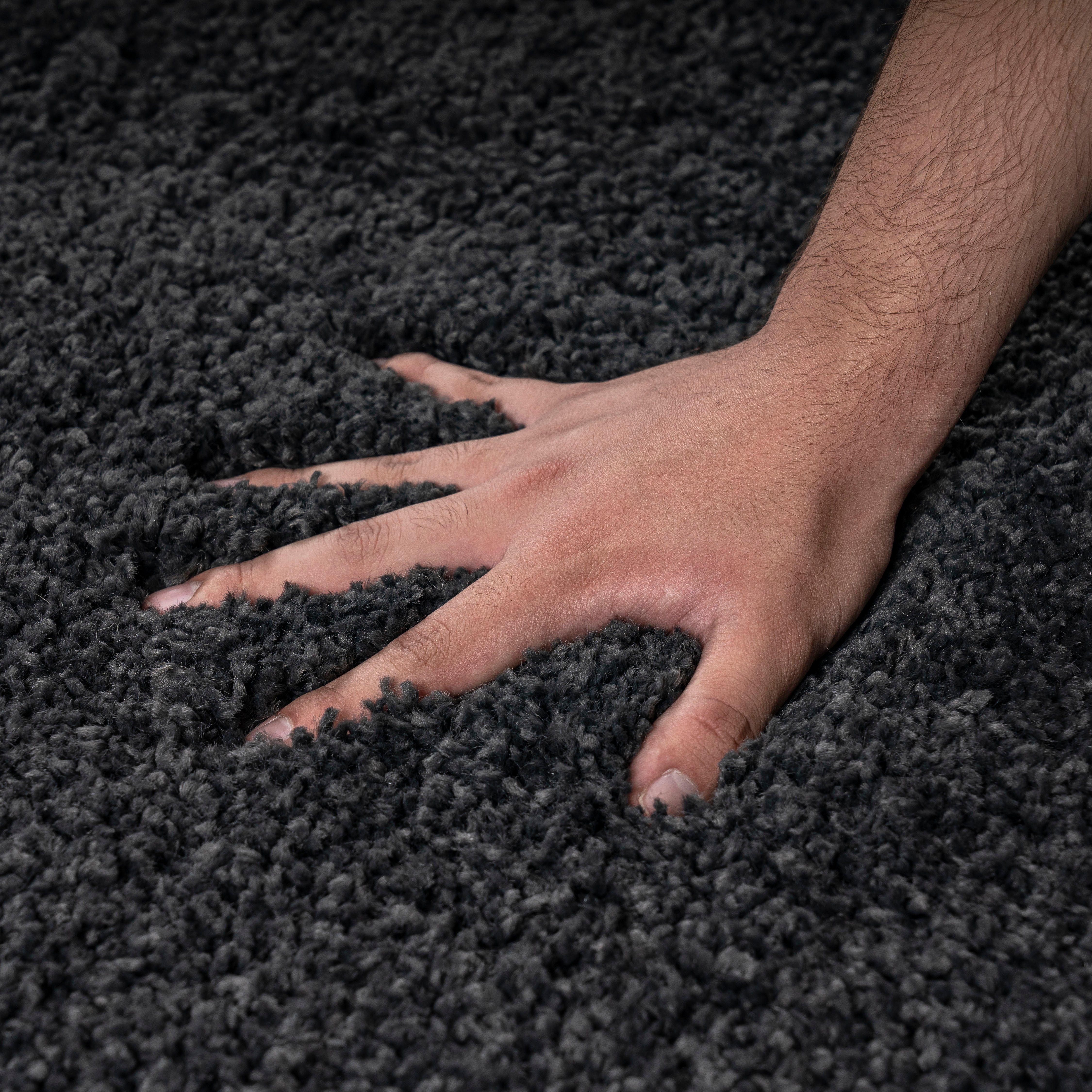 my home Hoogpolig vloerkleed Shaggy 30 Tapijt, uni kleuren, bijzonder zacht en knuffelig, klantenfavoriet