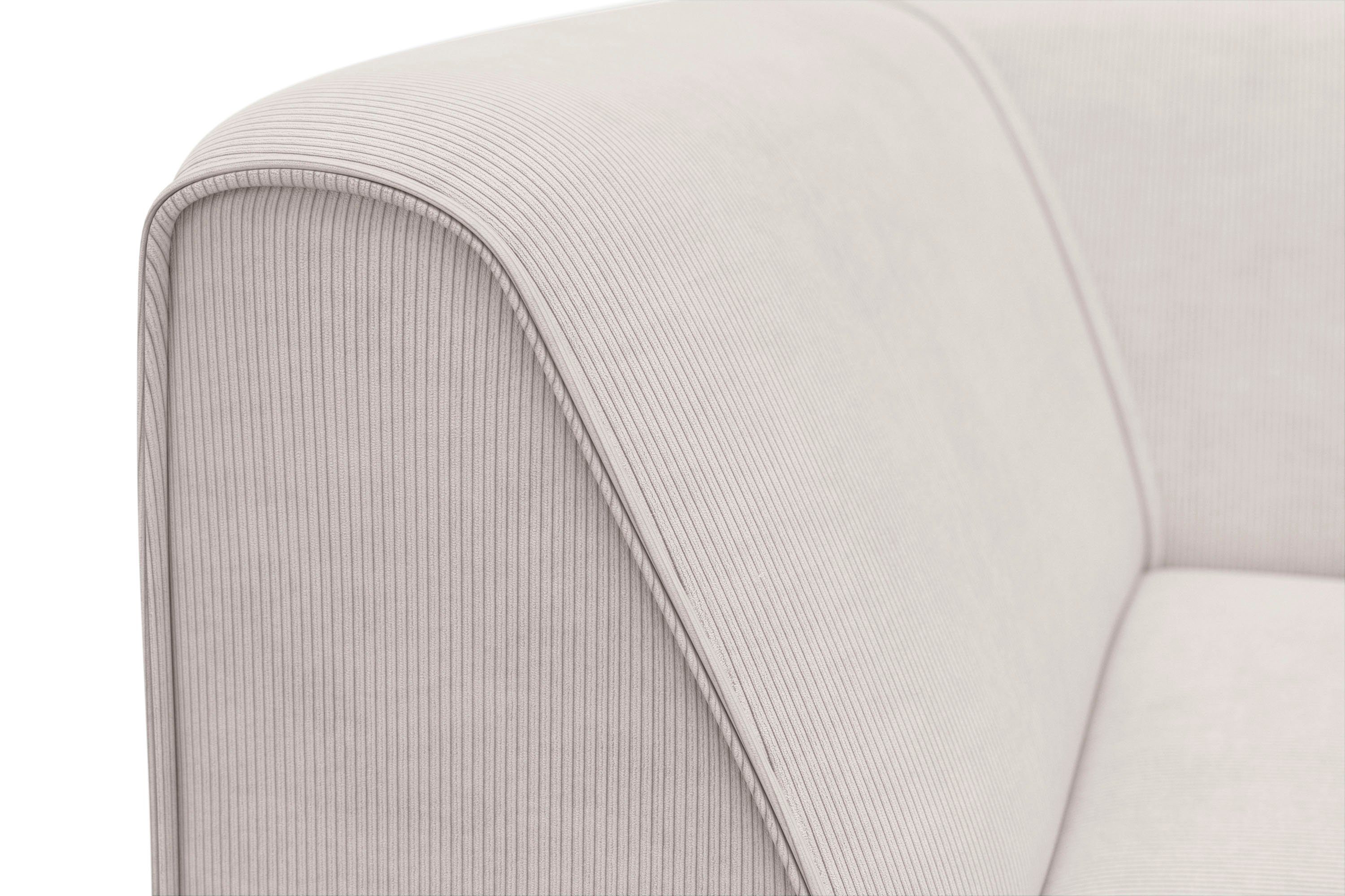 RAUM.ID Bank-hoekelement Merid, sofa-element, afmetingen B/D/H: 97/97/46 cm als module of apart te gebruiken, voor individuele samenstelling