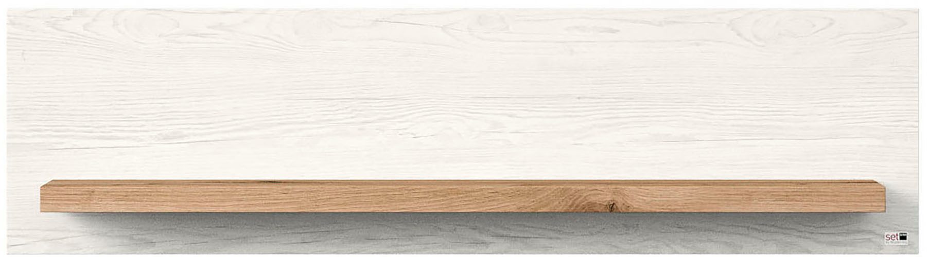 set one by Musterring Wandplank York in drie maten en kleuren, verlichting optioneel, 1 legplank