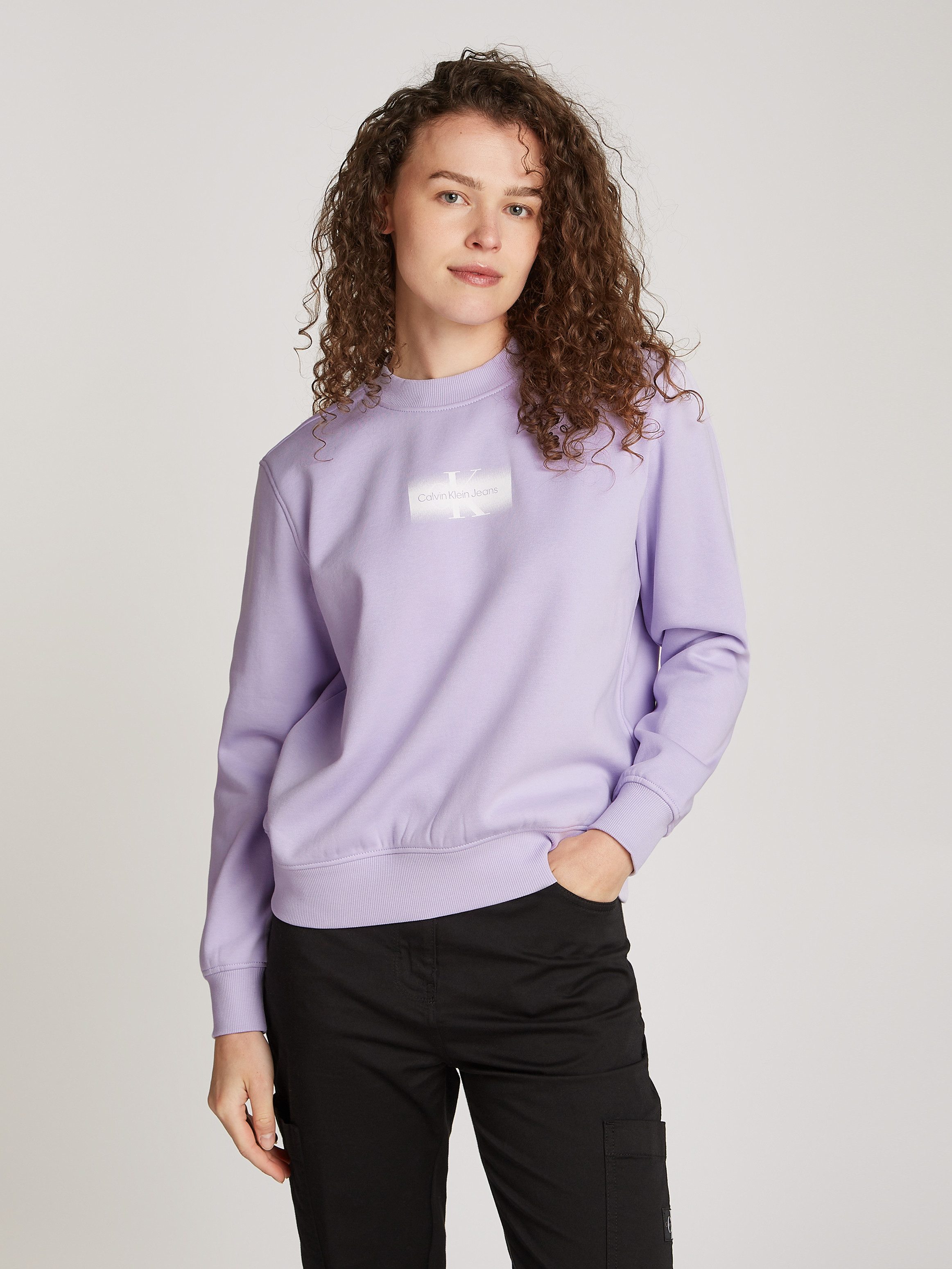 Calvin Klein Sweatshirt OUTLINED CK REGULAR CN