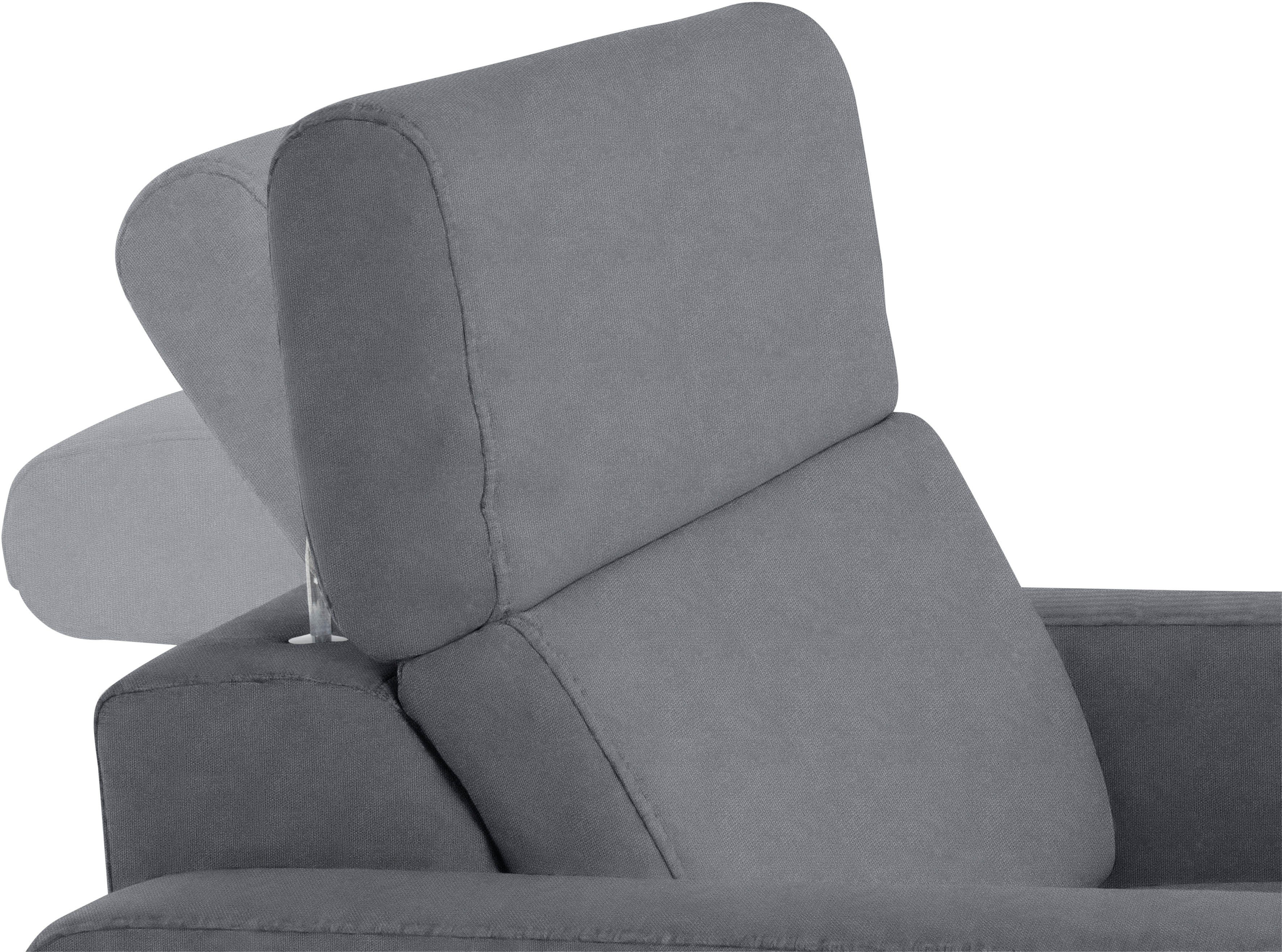 sit&more Fauteuil Bologna met binnenvering, met verstelbare hoofdsteun