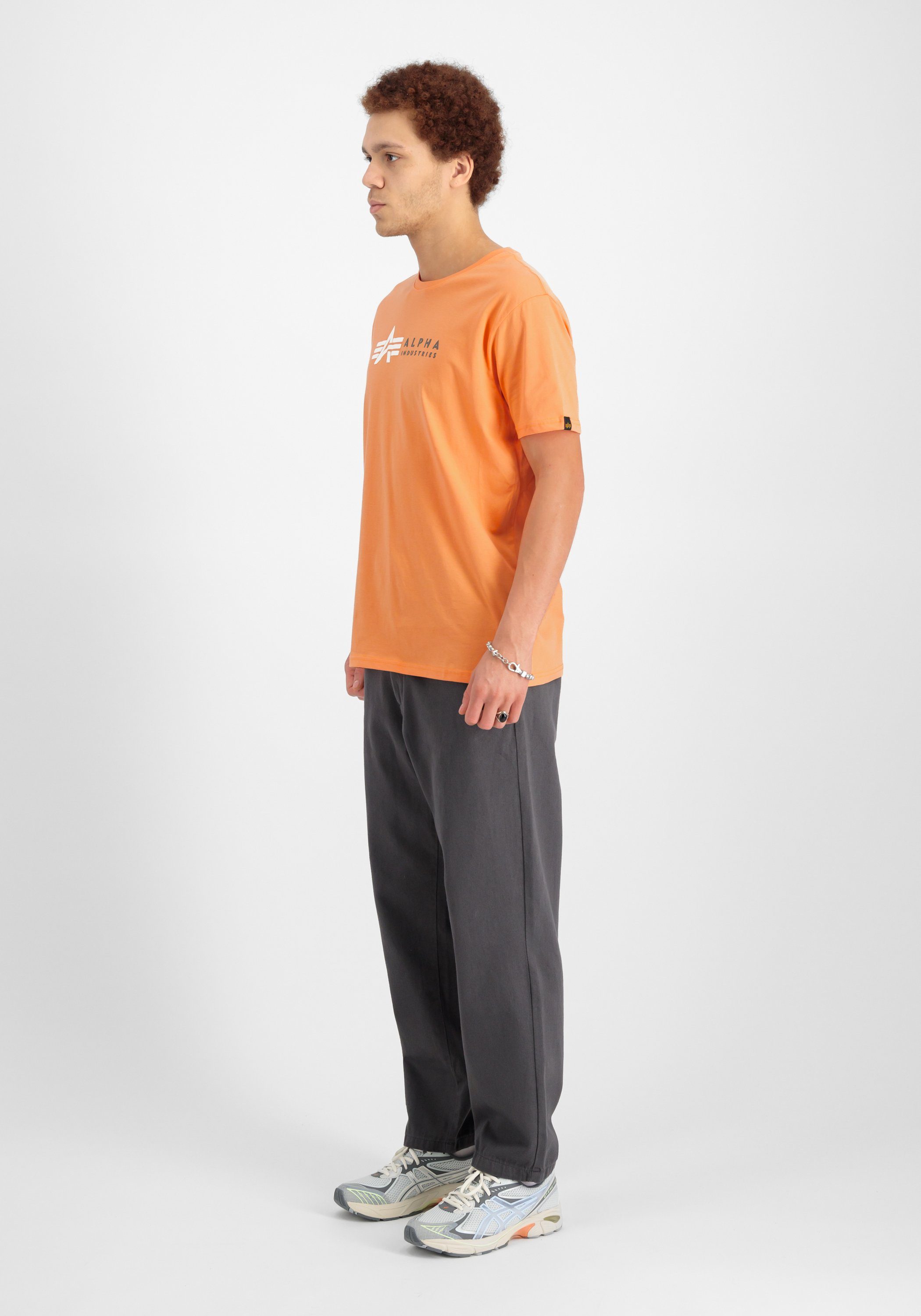 Alpha Industries T-shirt Alpha Industries Men - T-Shirts Alpha Label T Puff Print