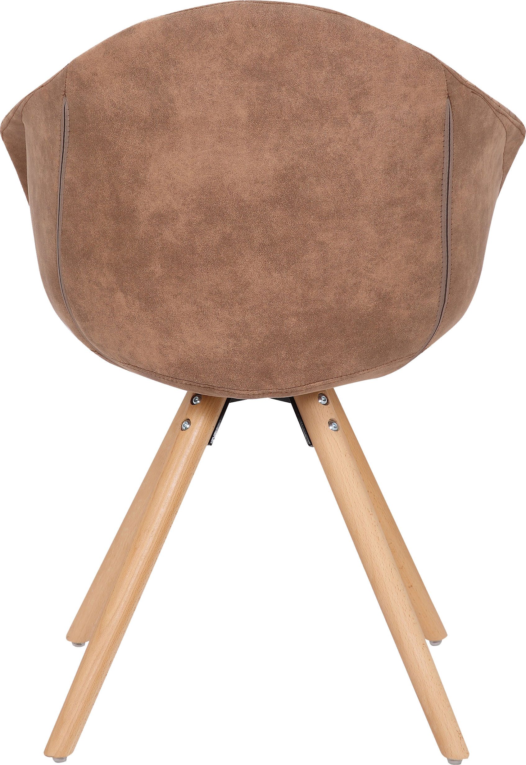 Kayoom Stoel Chadwick 110 2-delige set, stijlvol design, in natuurlijke kleuren gehouden (set, 2 stuks)