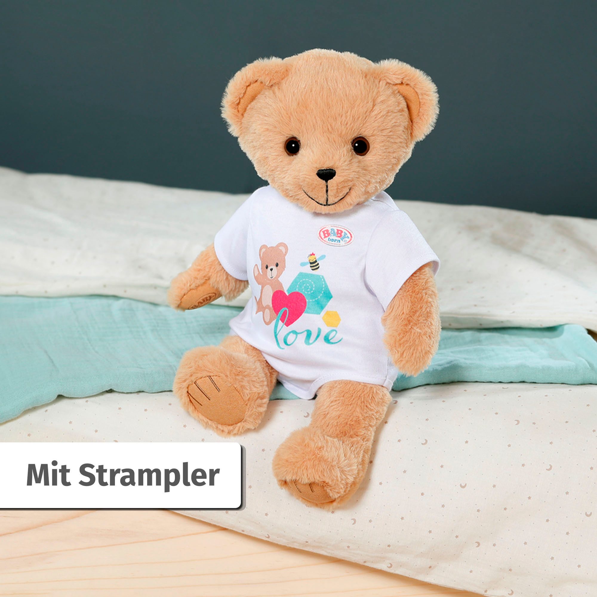 Baby Born Pluchen knuffel Zingende teddy, Duits