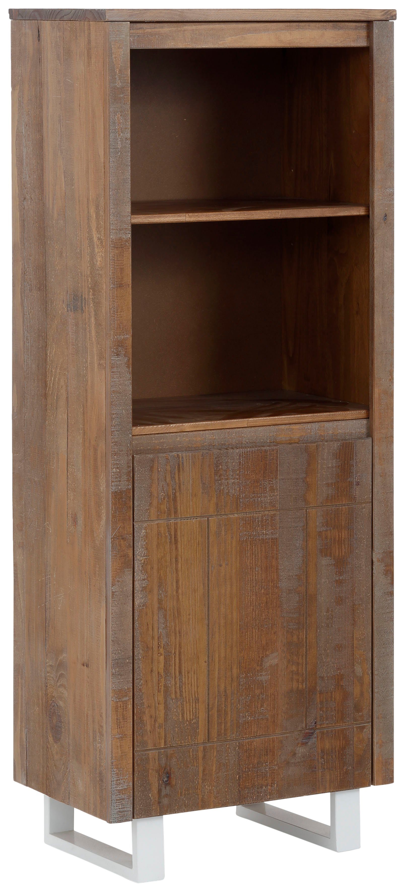 Home affaire Boekenkast Lagos van mooi massief grenenhout, greeploos, breedte 55 cm