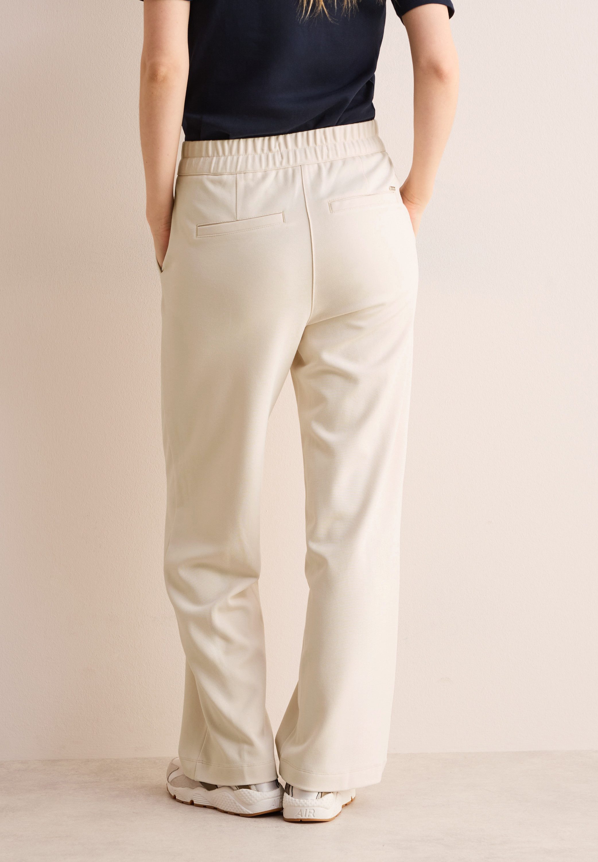 Cecil Geweven broek Style Neele met decoratieve stiksels