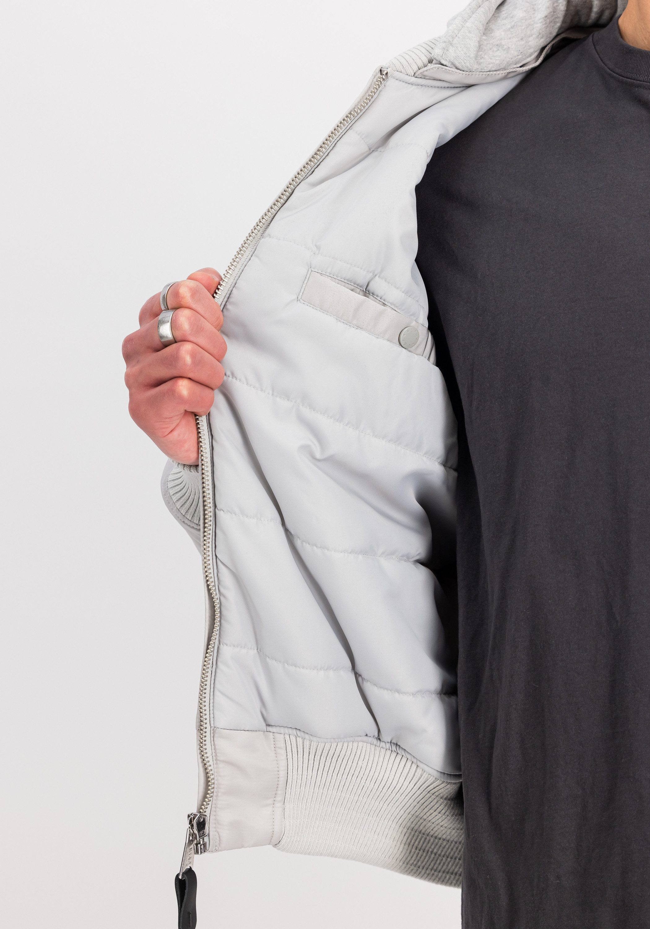 Alpha Industries Bomberjack Alpha Industries Men - Bomber Jackets MA-1 Zip Hood Back Print