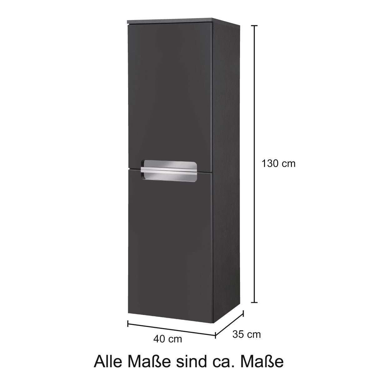 welltime Halfhoge kast Malibu Breedte 40 cm, met veel bergruimte
