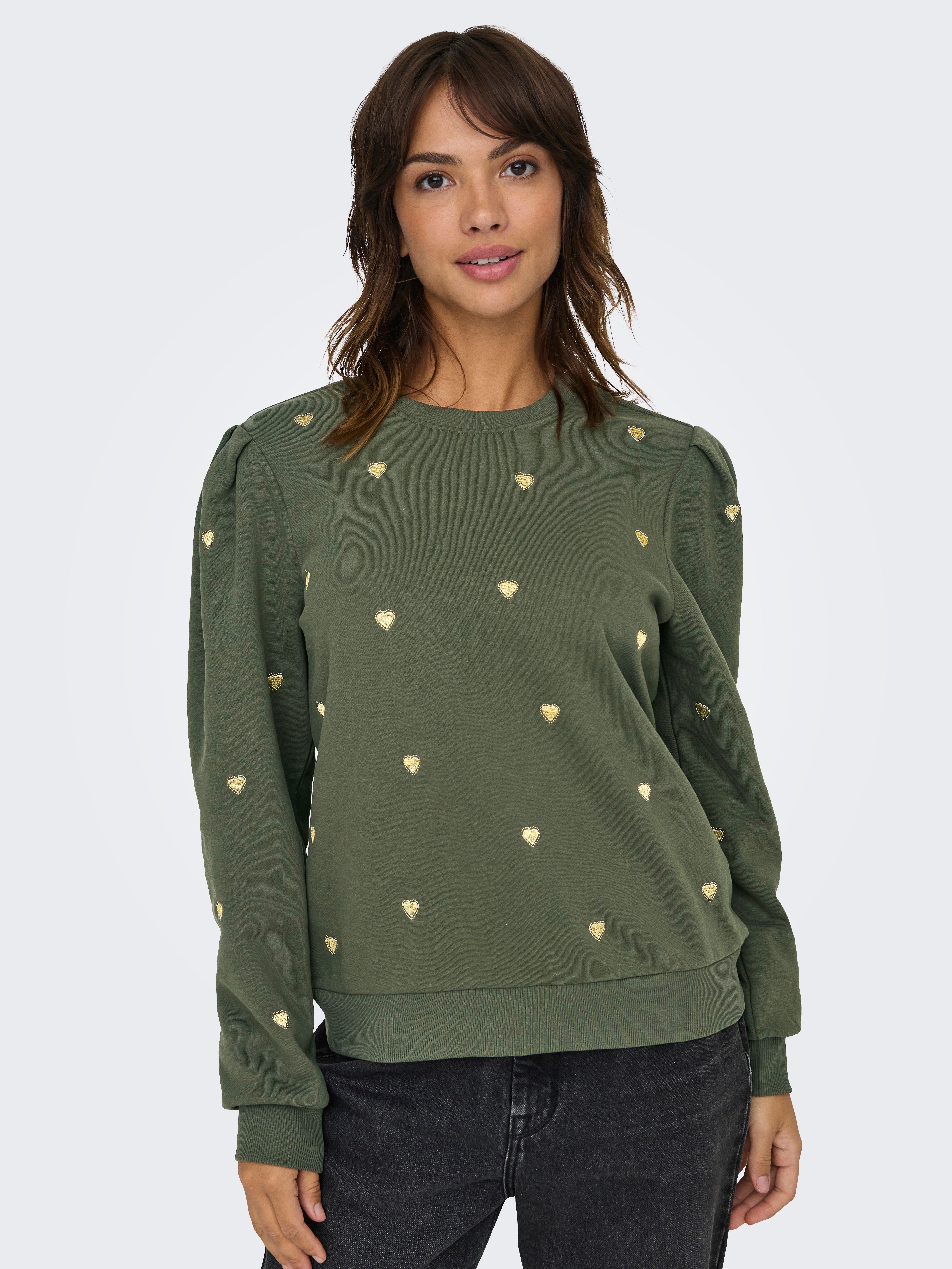 Only Sweatshirt ONLCALLE L/S O-NECK BOX SWT