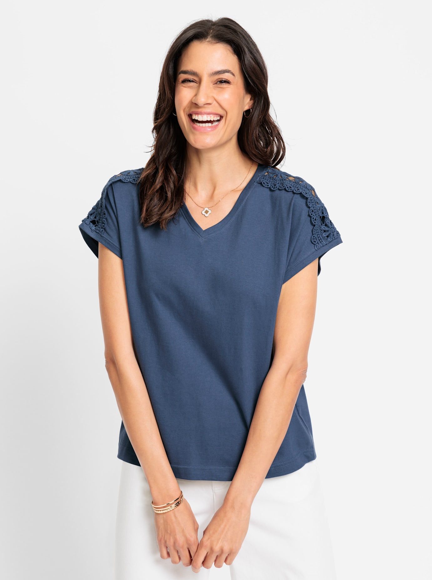 Classic Inspirationen Shirt met V-hals (1-delig)