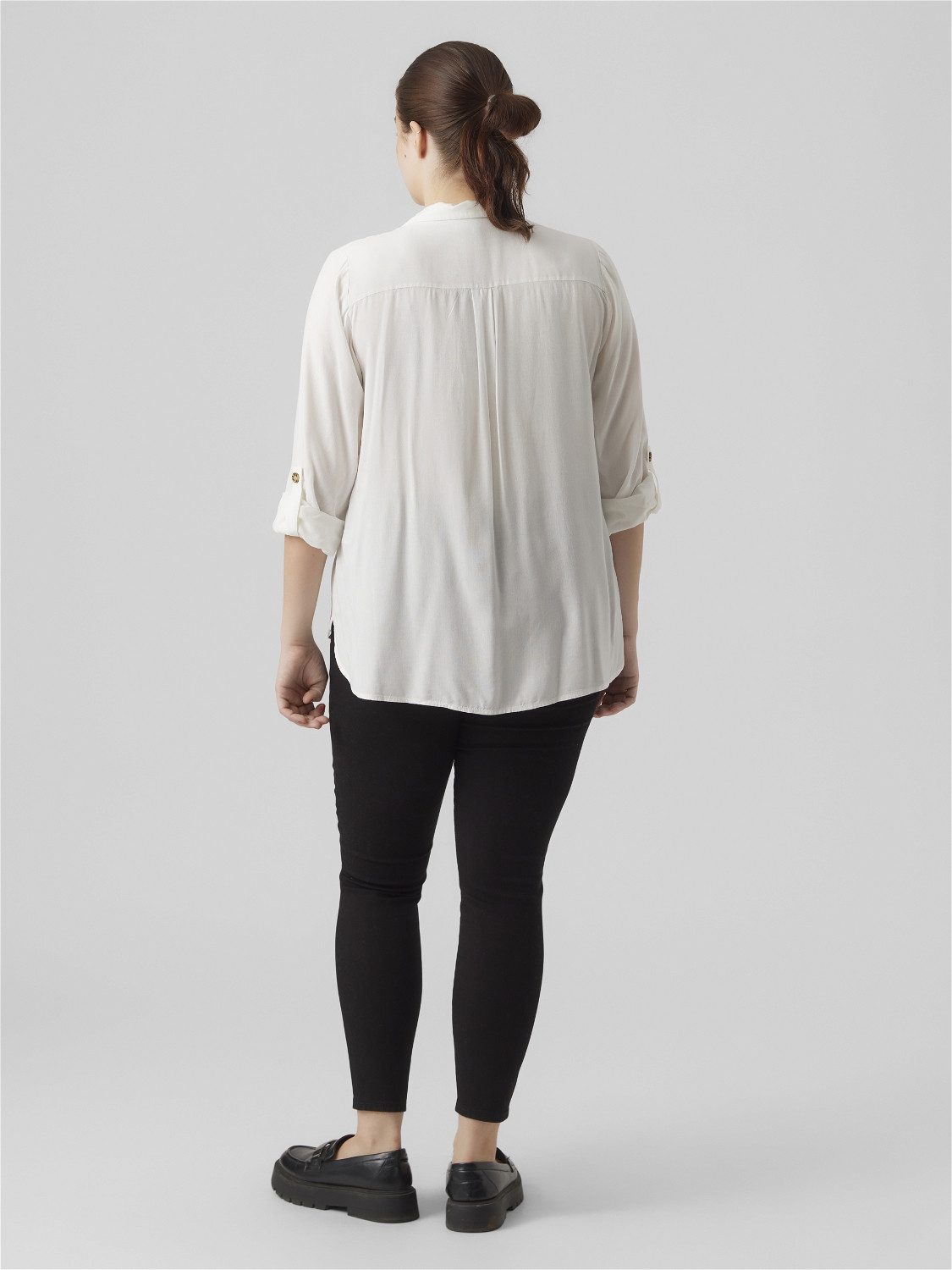 Vero Moda Curve Overhemdblouse VMBUMPY L/S SHIRT NEW CURVE GA NOOS