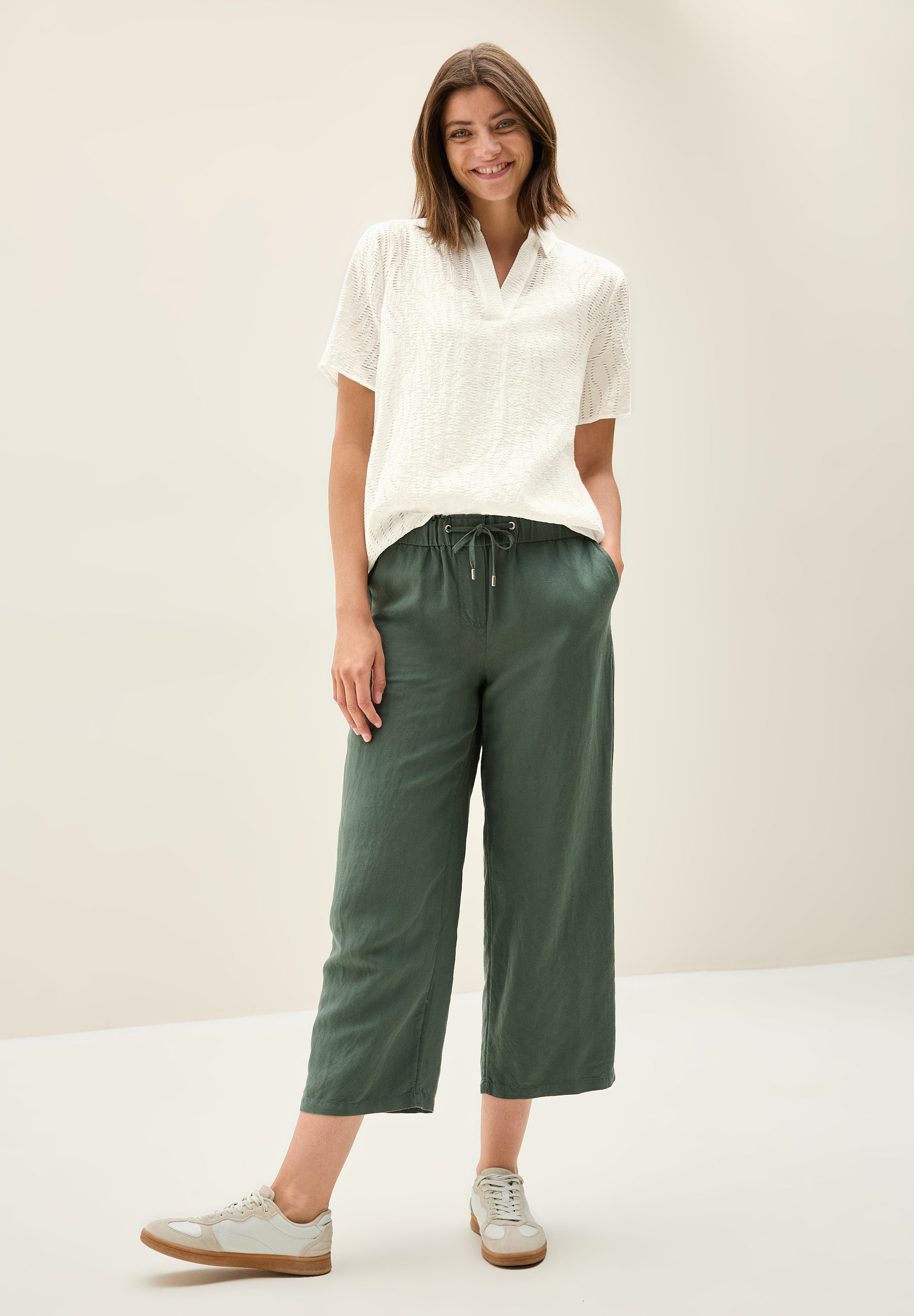 Cecil Overhemdblouse met lichte structuurpatroon