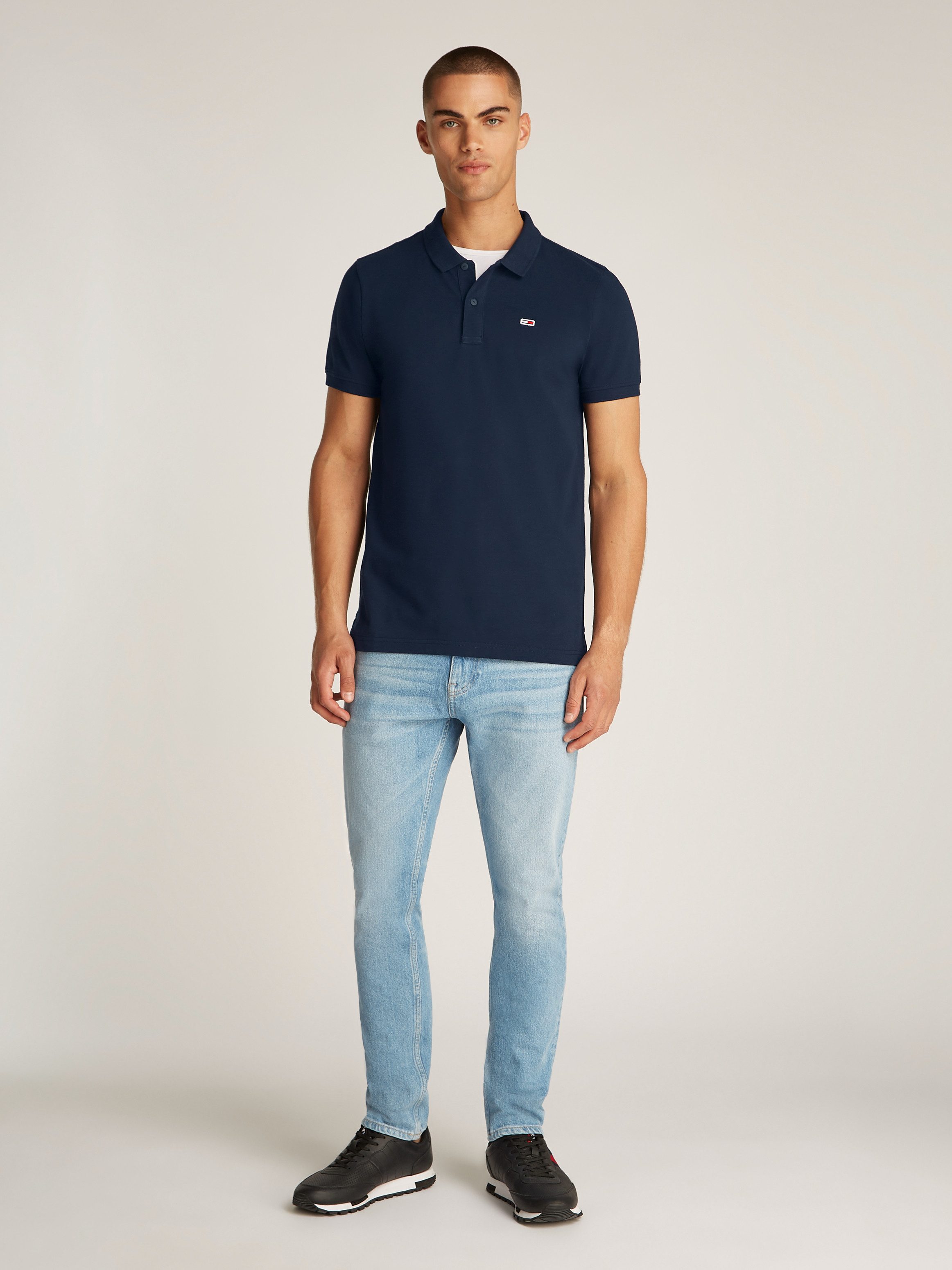 TOMMY JEANS Poloshirt TJM SLIM PLACKET POLO