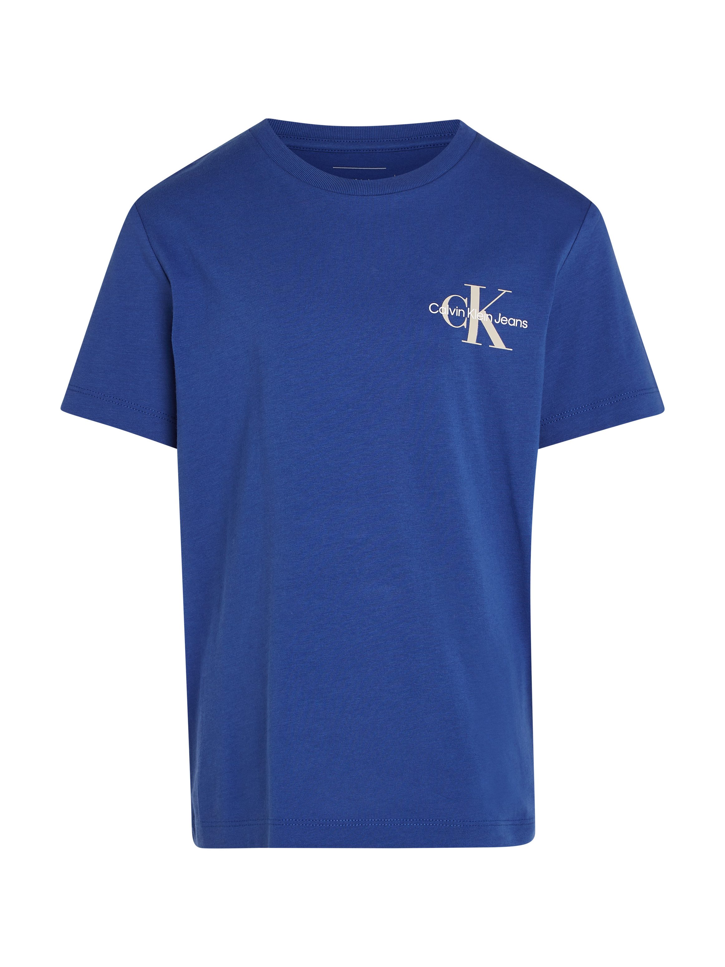 Calvin Klein T-shirt Chest Monologo Ss T-Shirt voor kinderen tot 16 jaar en met logoprint