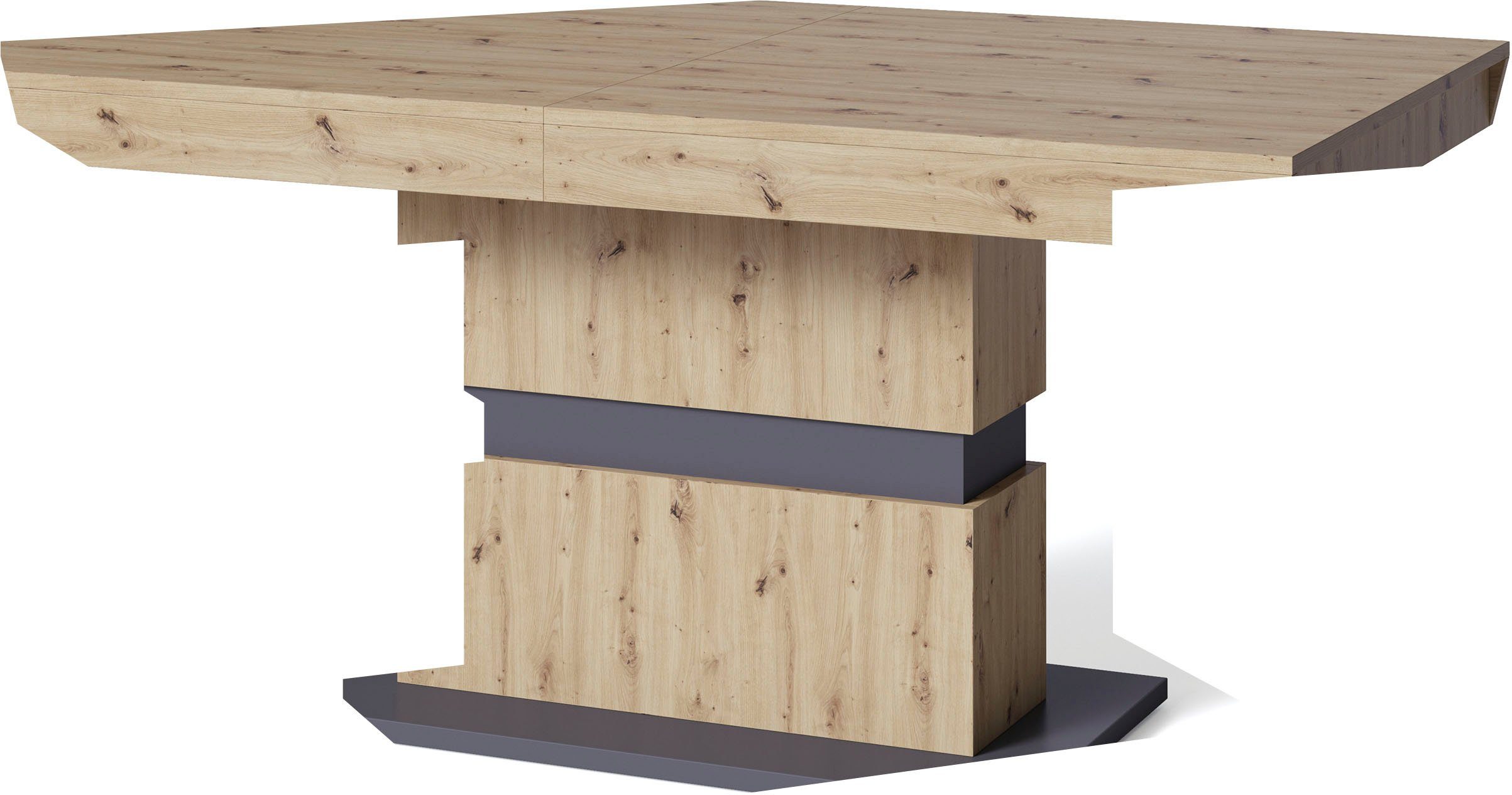 byLIVING Eettafel Matthew met uittrekfunctie, breedte 140-195 cm of 160-215 cm