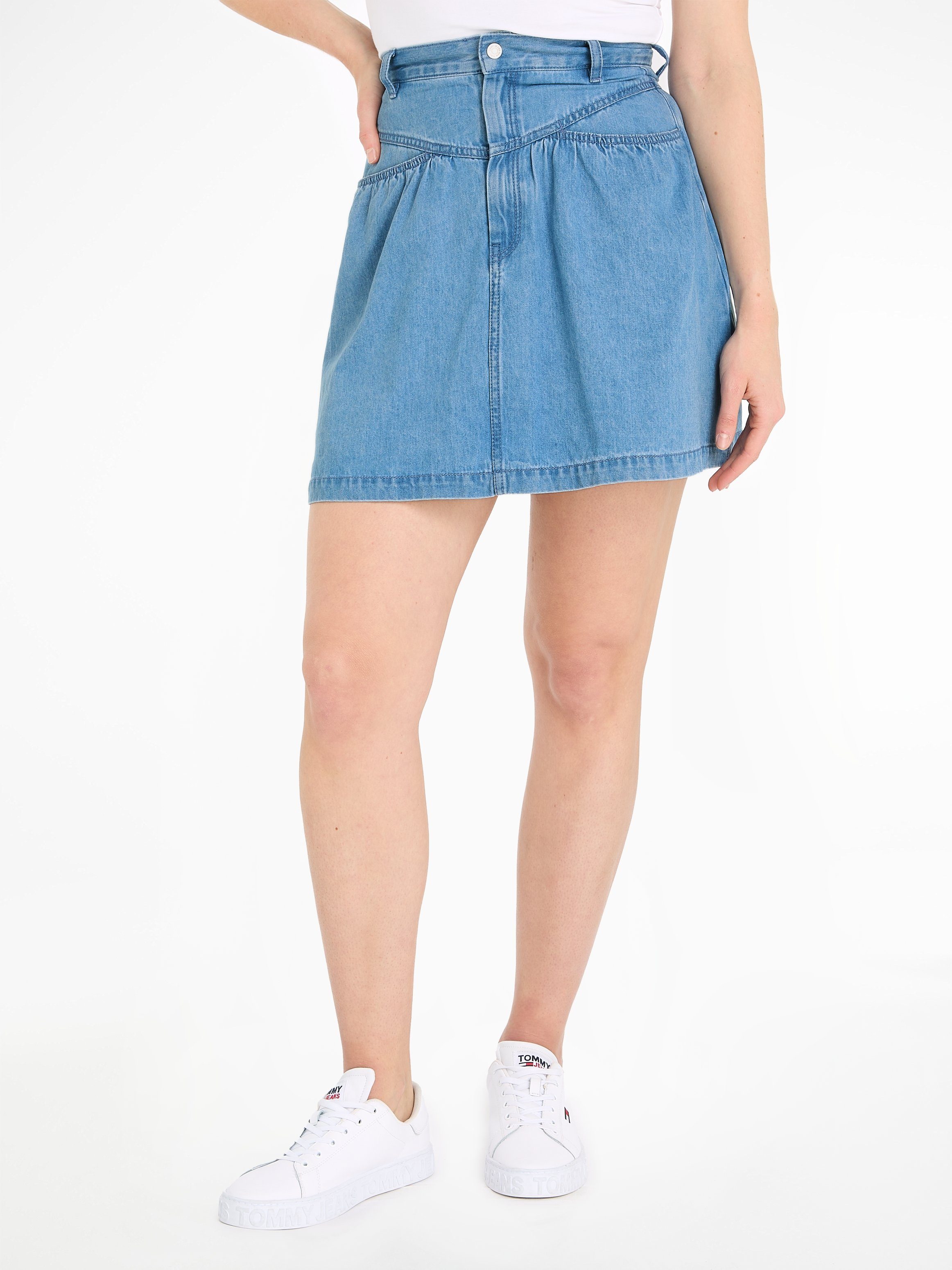 TOMMY JEANS Kokerrok TJW CHAMBRAY MINI SKIRT