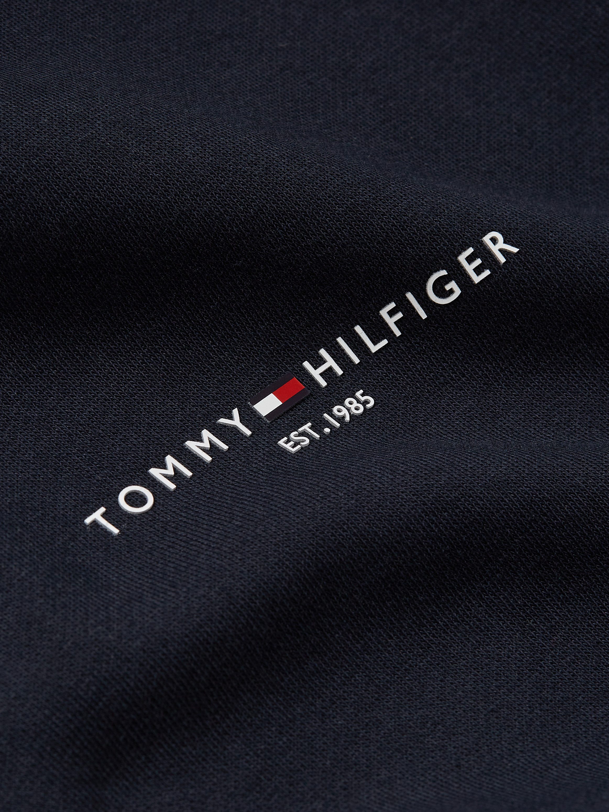 Tommy Hilfiger Hoodie TOMMY LOGO TIPPED HOODY Tommy-Tape binnen aan de halsopening, Vlag-Stiksel op de Mouw