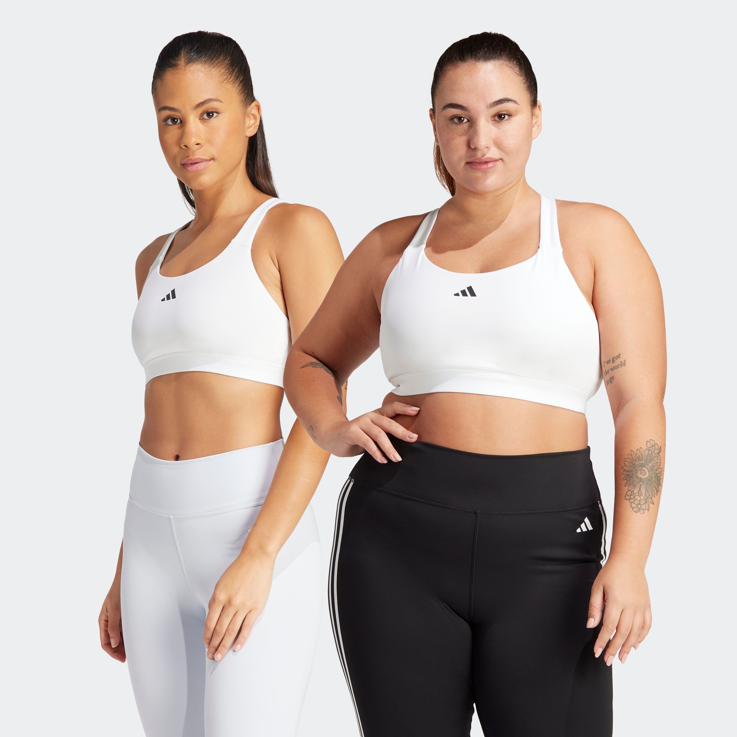 adidas Performance Sport-bh TLRDRCT HS BRA (1-delig) dames sport bh's maat C/D C/D wit