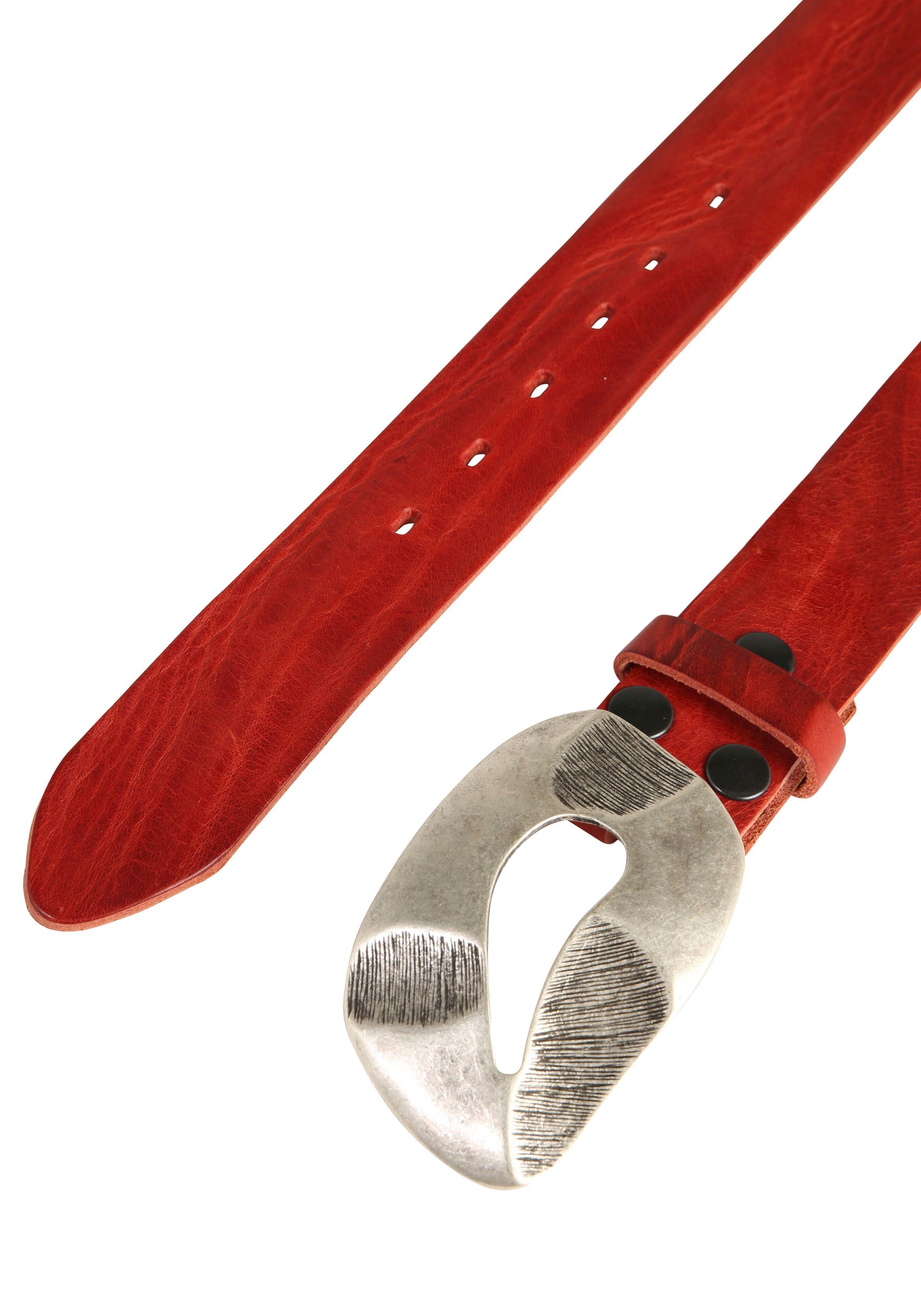 RETTUNGSRING by showroom 019° Leren riem