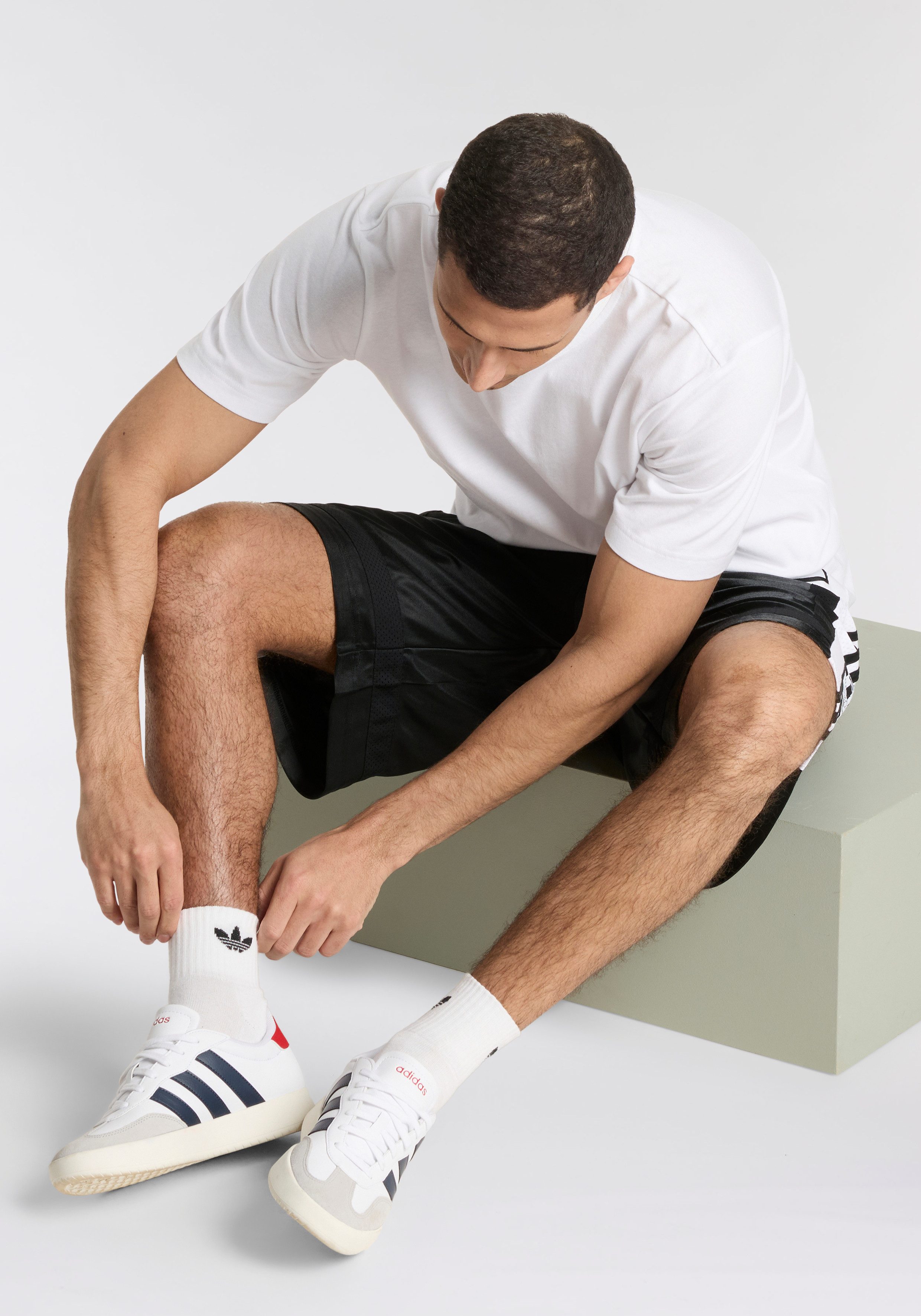 adidas Originals Sportsokken MID ANKLE SCK 6 Enkelhoge sokken in trefoil stijl, 6-pack (6 paar)